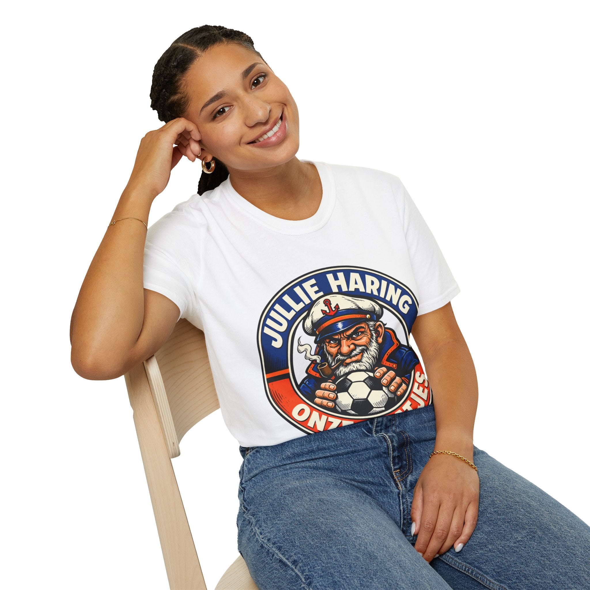 FIFA World Cup 2026 Dutch T-Shirt — 'Jullie Haring Onze Maatjes' Sailor Graphic Tee