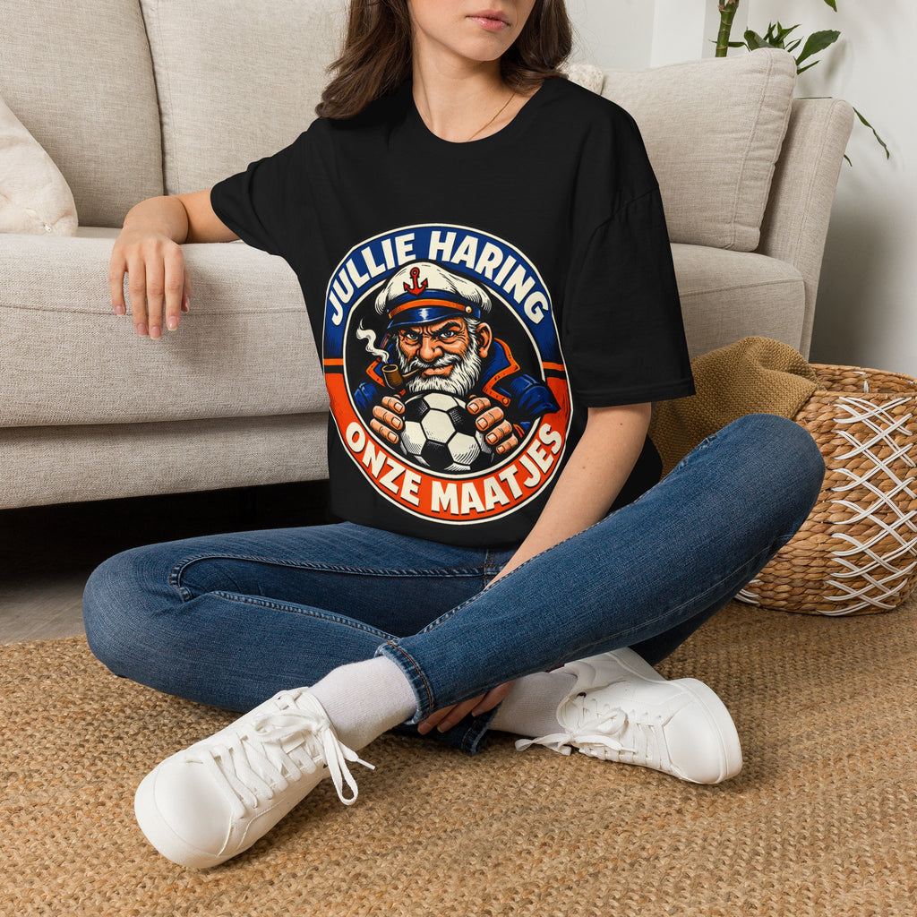 FIFA World Cup 2026 Dutch T-Shirt — 'Jullie Haring Onze Maatjes' Sailor Graphic Tee