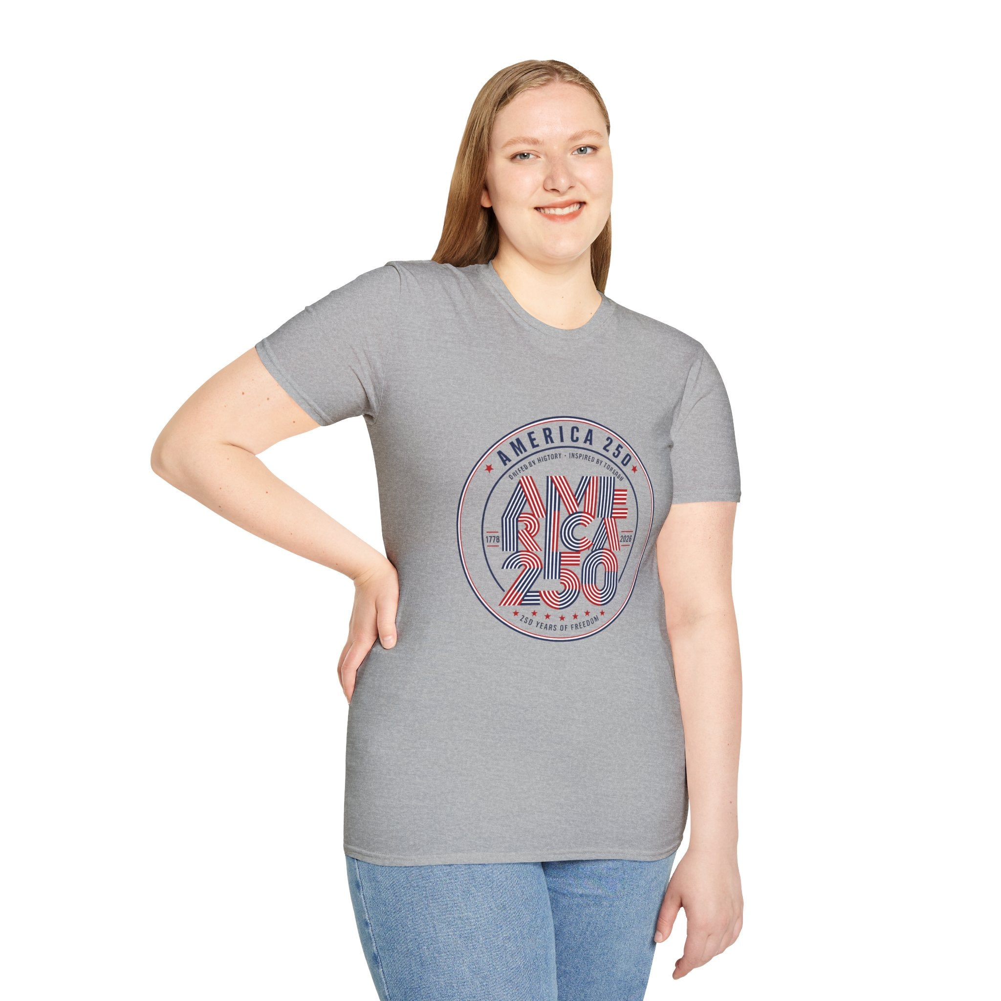 oryggy - america-250-celebration-t-shirt-patriotic-usa-independence-anniversary-tee - Vintage Patriotic Apparel