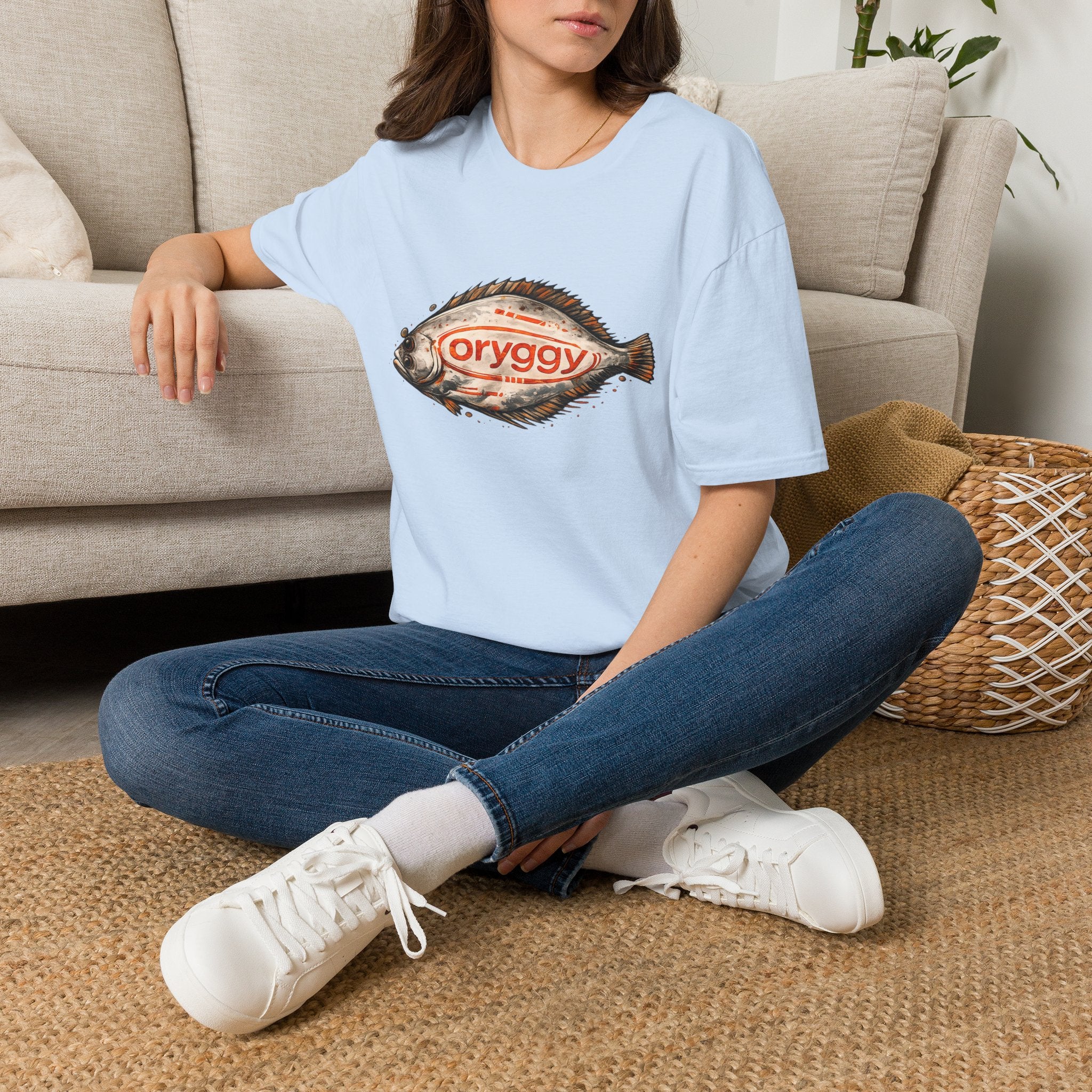 oryggy Originals Summer line Vintage Fish T-Shirt