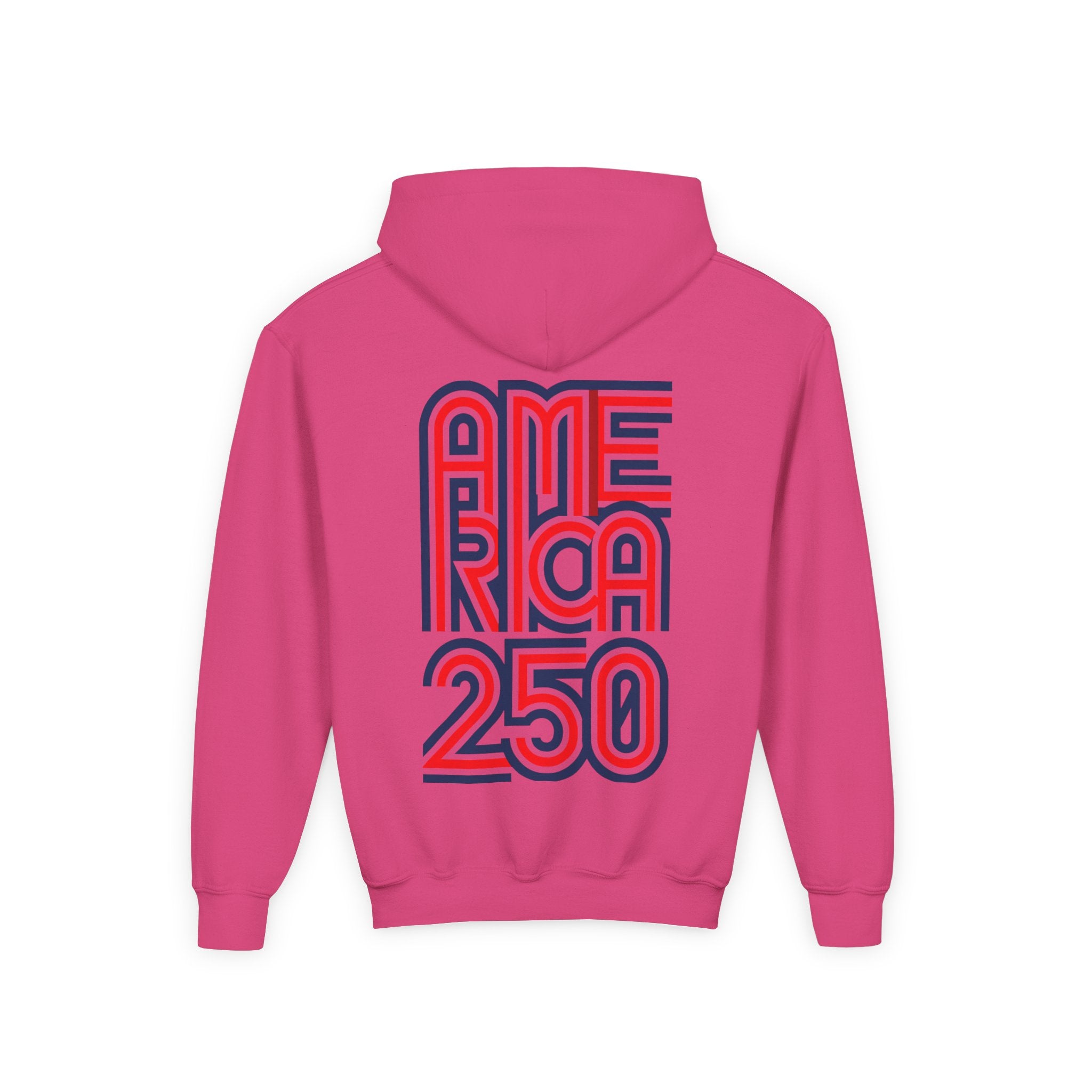 America 250 Hoodie | Patriotic Retro Typography, 250th Anniversary