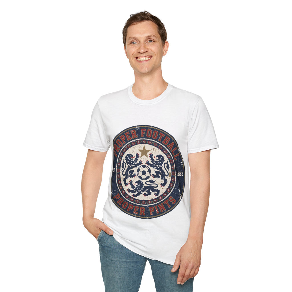 FIFA World Cup 2026 Proper Football Soccer Graphic Tee — oryggy Vintage Crest Shirt