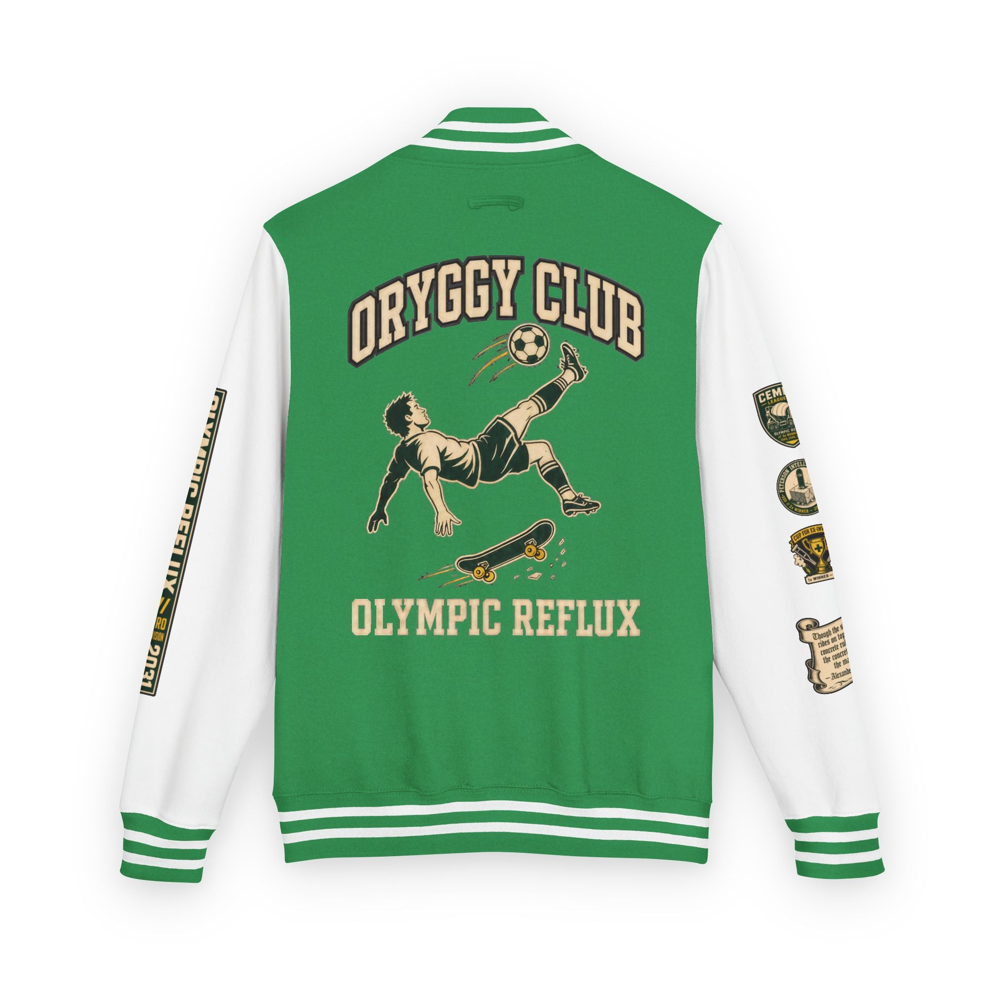 OR Olympic Reflux Varsity Jacket — Alexander Peterson "The Concrete is Master" Edition
