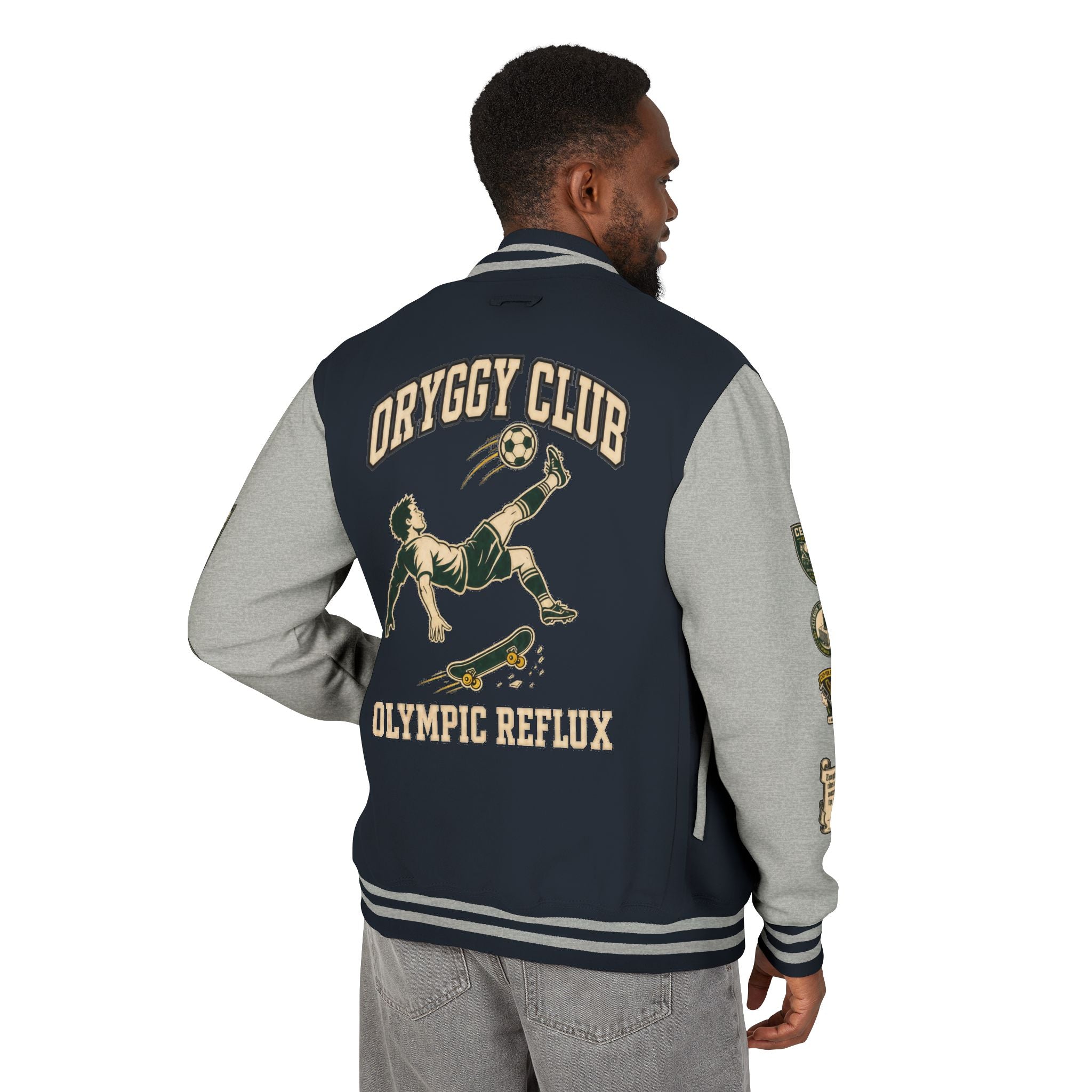 OR Olympic Reflux Varsity Jacket — Alexander Peterson "The Concrete is Master" Edition