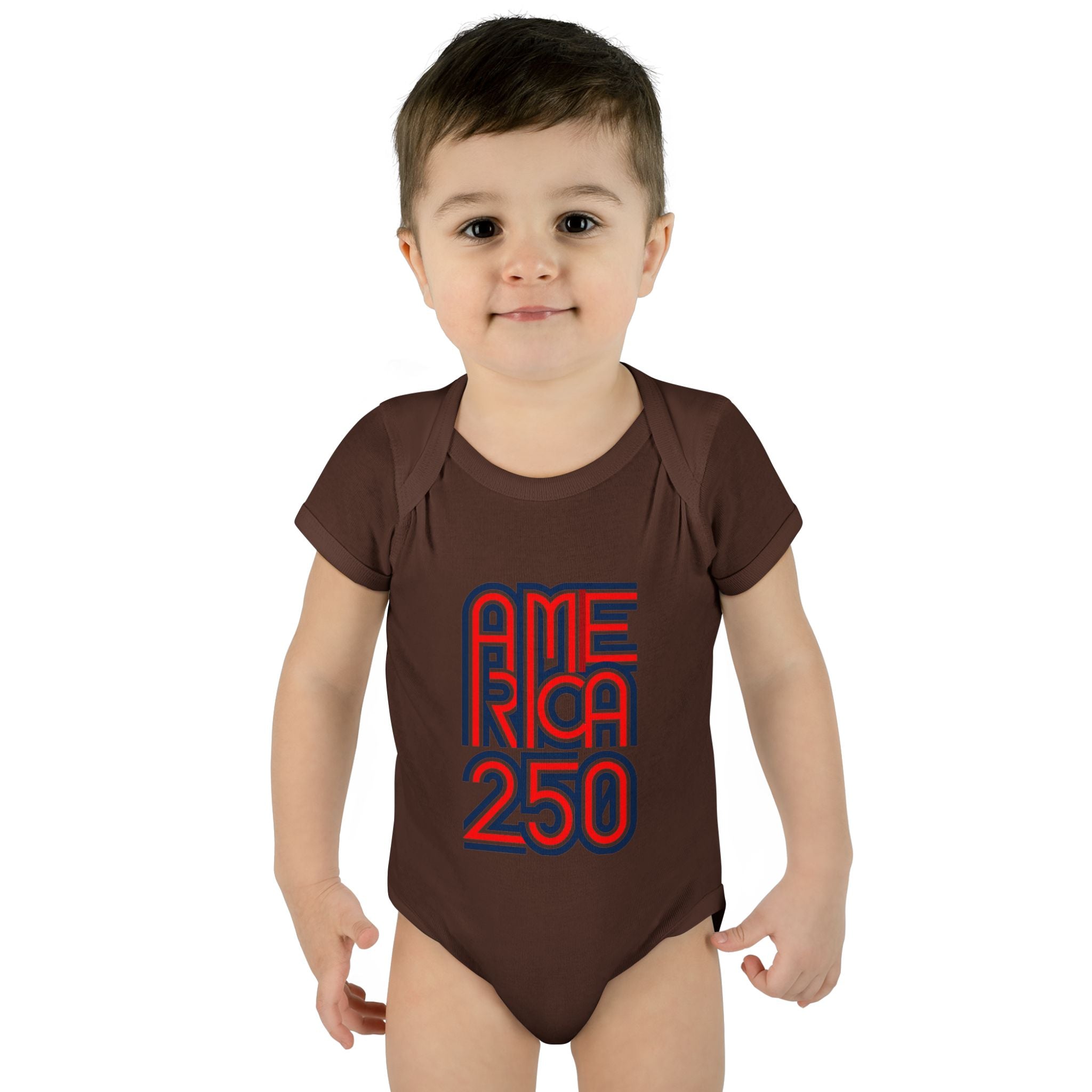 America 250 Personalized Infant Bodysuit | USA Flag