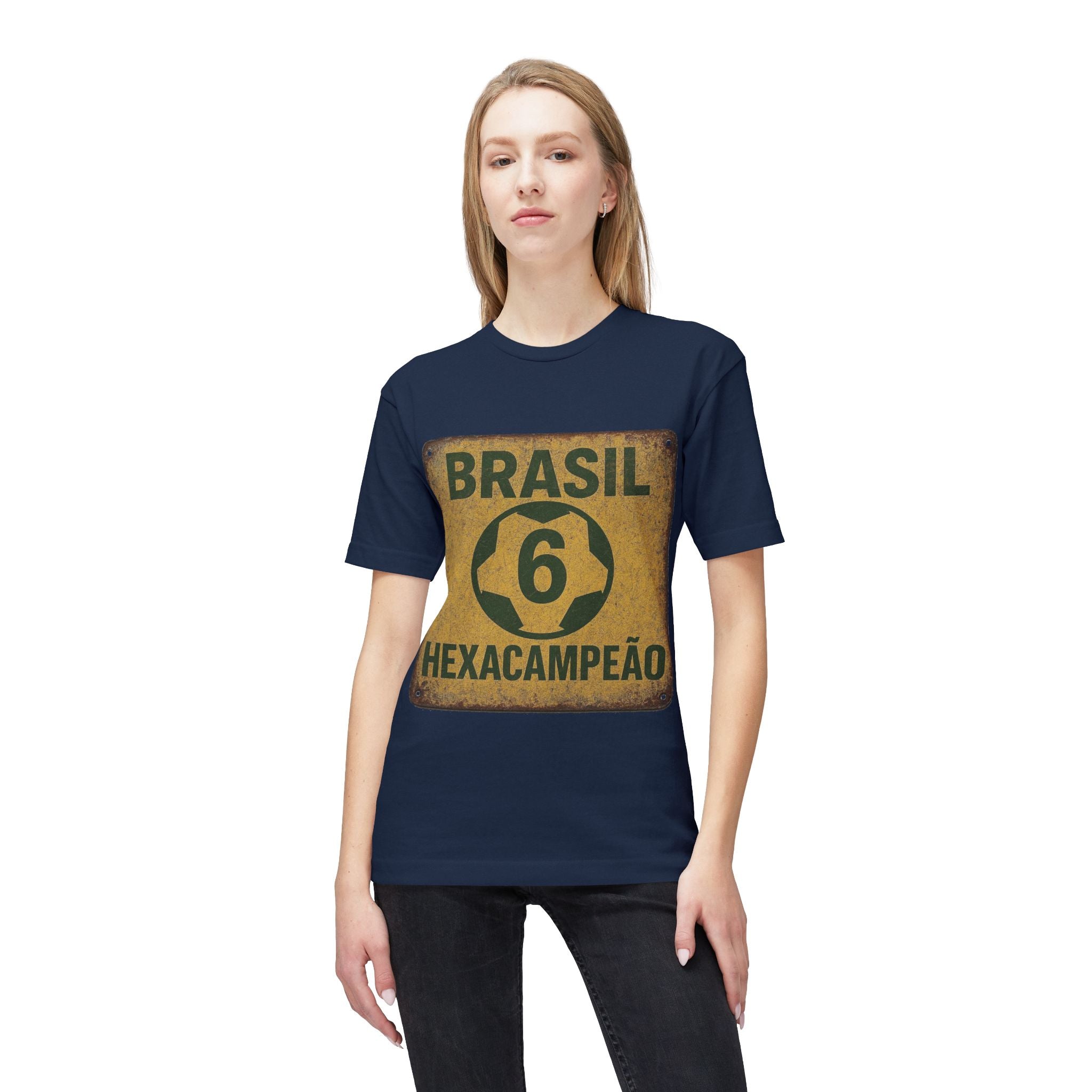 FIFA World Cup 2026 Brasil Hexacampeão 6 Soccer T-Shirt