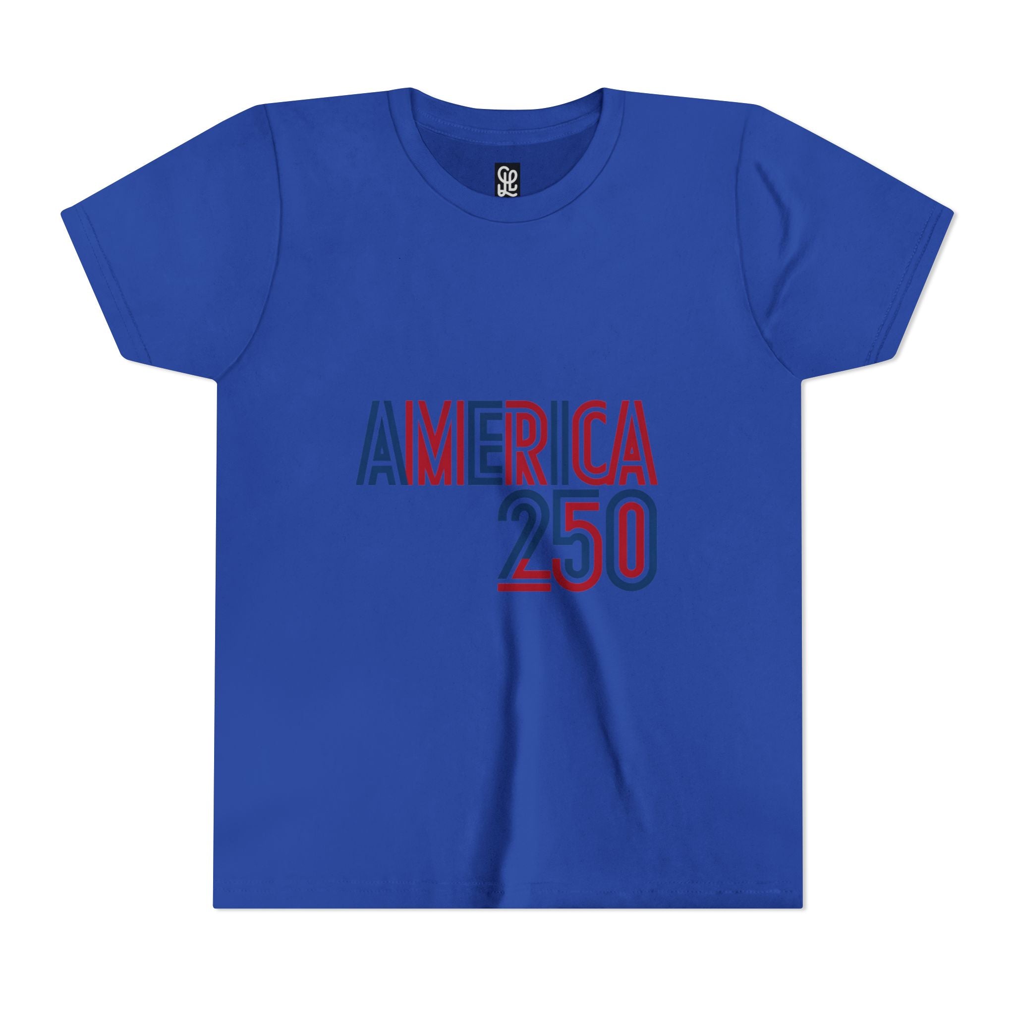 America 250 Youth Tee | Patriotic USA Flag Independence Day