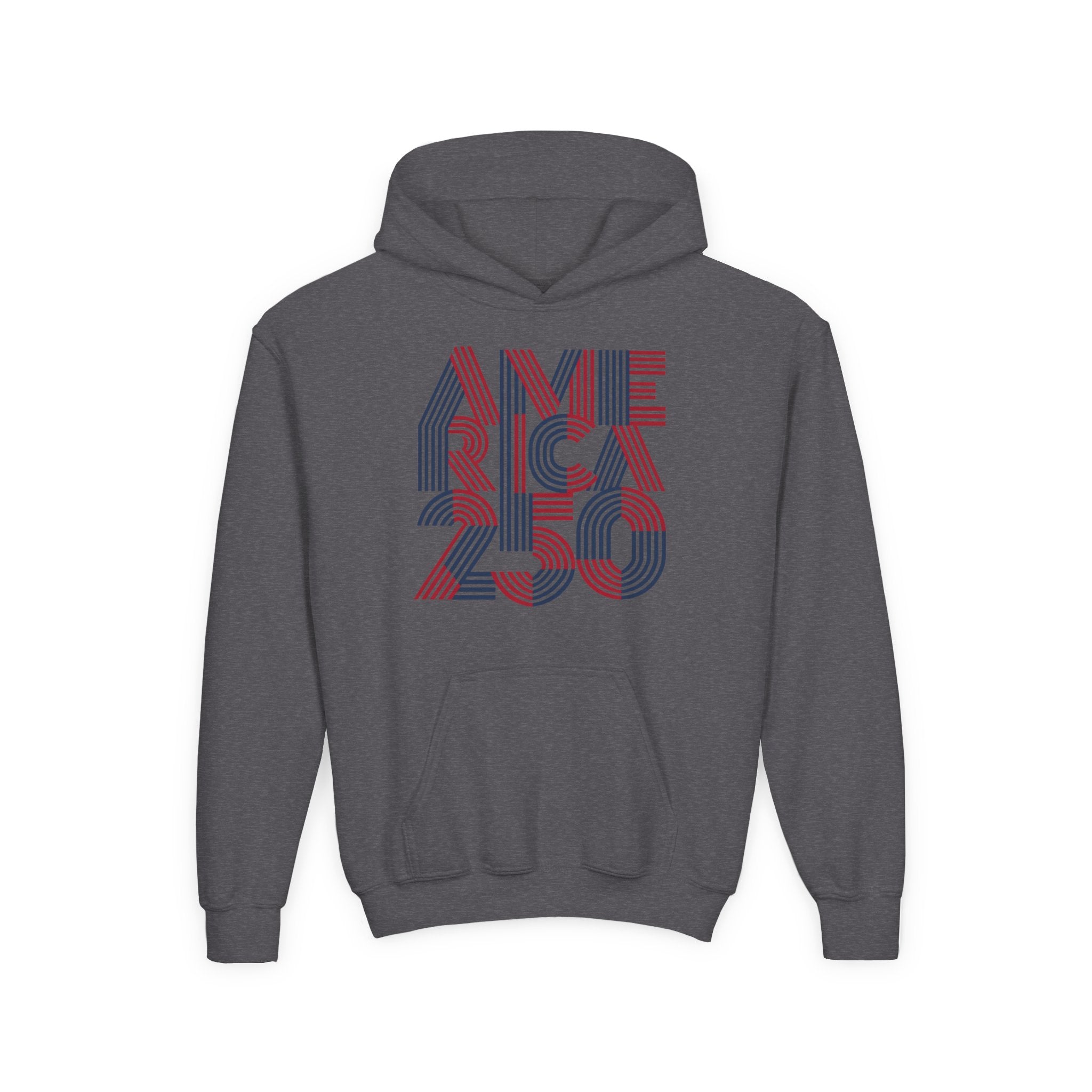 America 250 Hoodie | Patriotic Retro Typography, 250th Anniversary