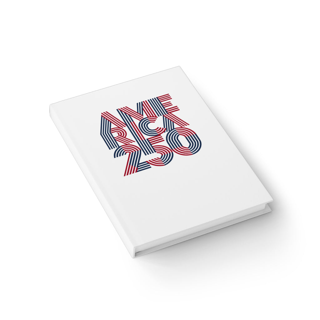 America 250 Journal | Patriotic Flag Hardcover Notebook