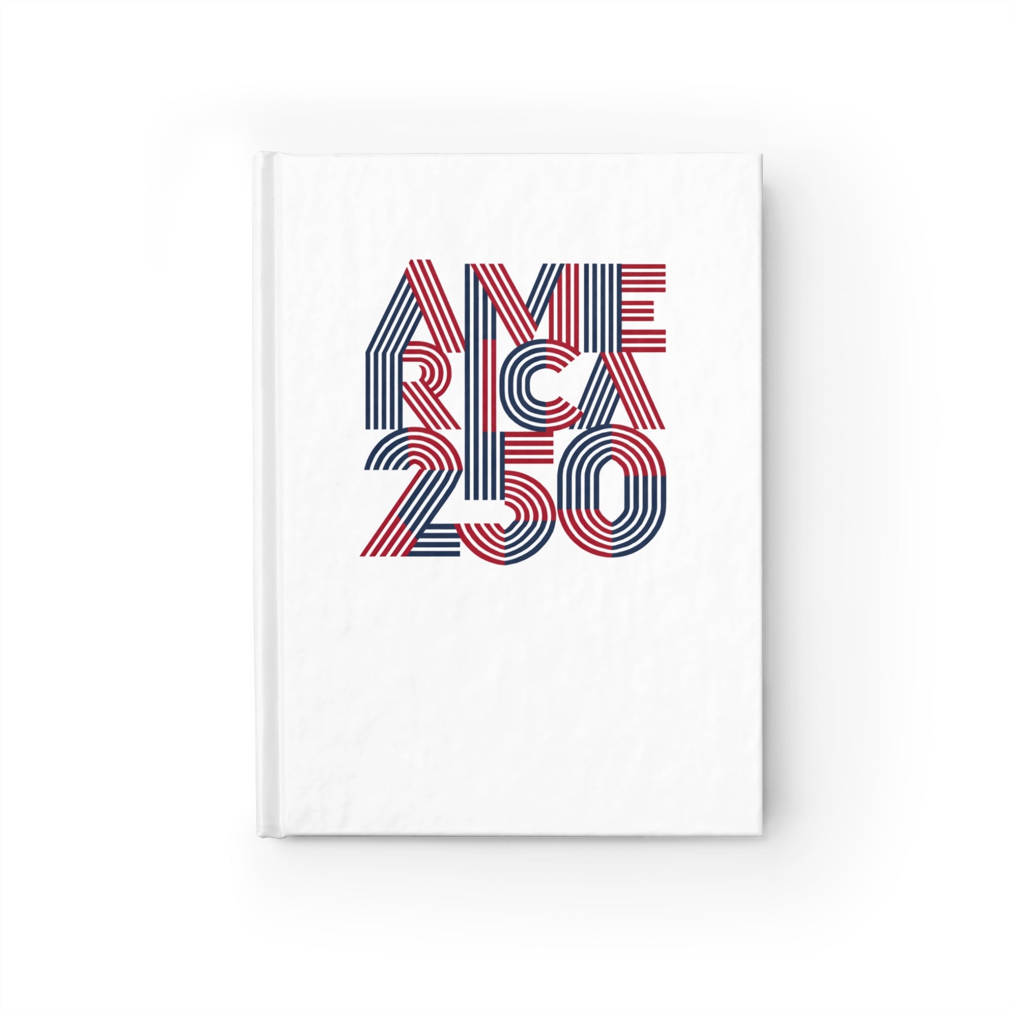 America 250 Journal | Patriotic Flag Hardcover Notebook