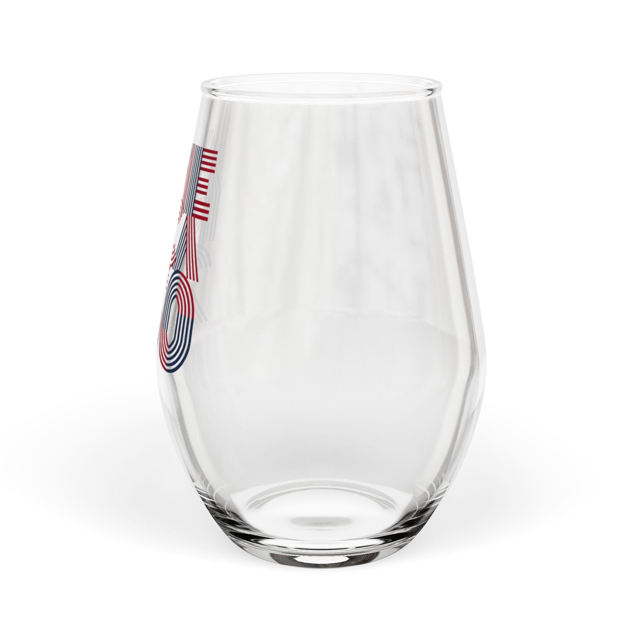 America 250 Stemless Wine Glass | Patriotic Anniversary Drinkware