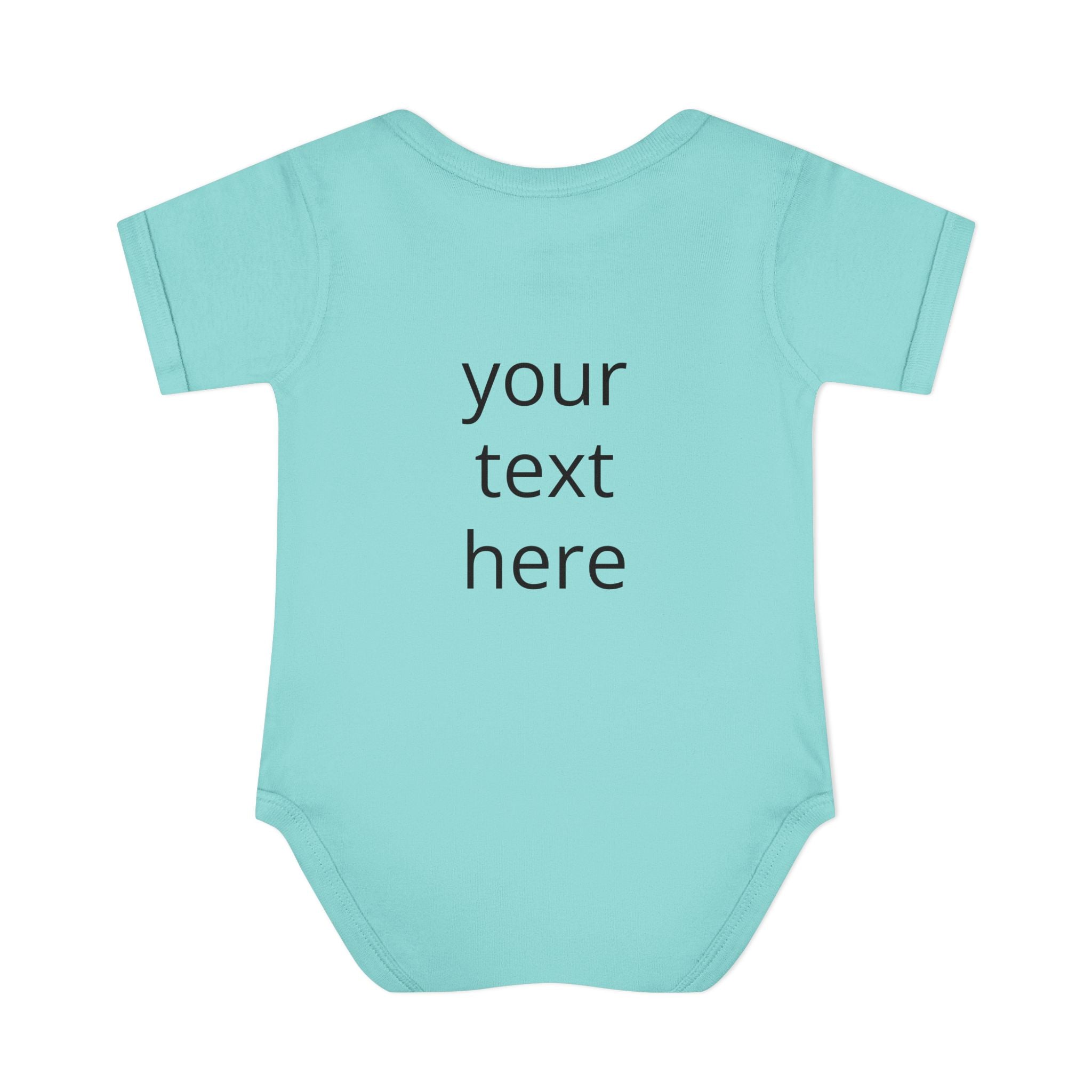 America 250 Personalized Baby Bodysuit - 'Bernin 2026' Patriotic Infant One-Piece (Custom Back Text)