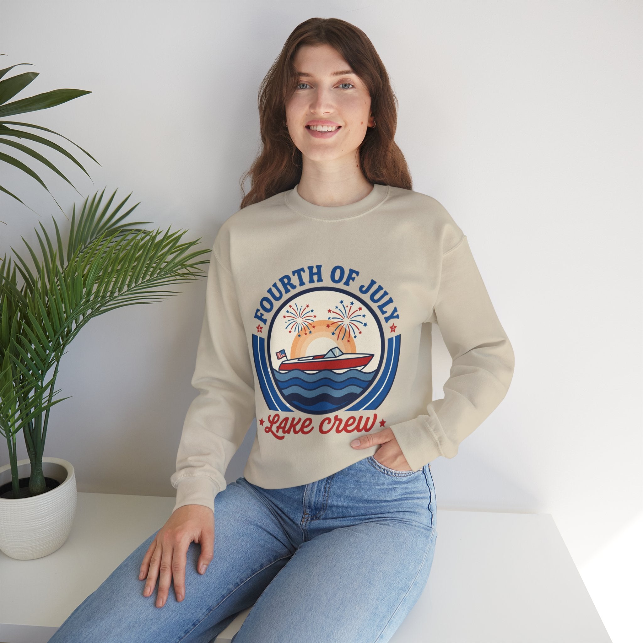 oryggy - america-250-unisex-heavy-blend™-crewneck-sweatshirt - Vintage Patriotic Apparel