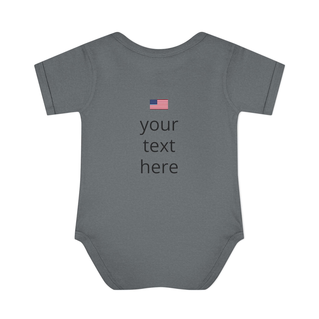 America 250 Personalized Infant Bodysuit | USA Flag