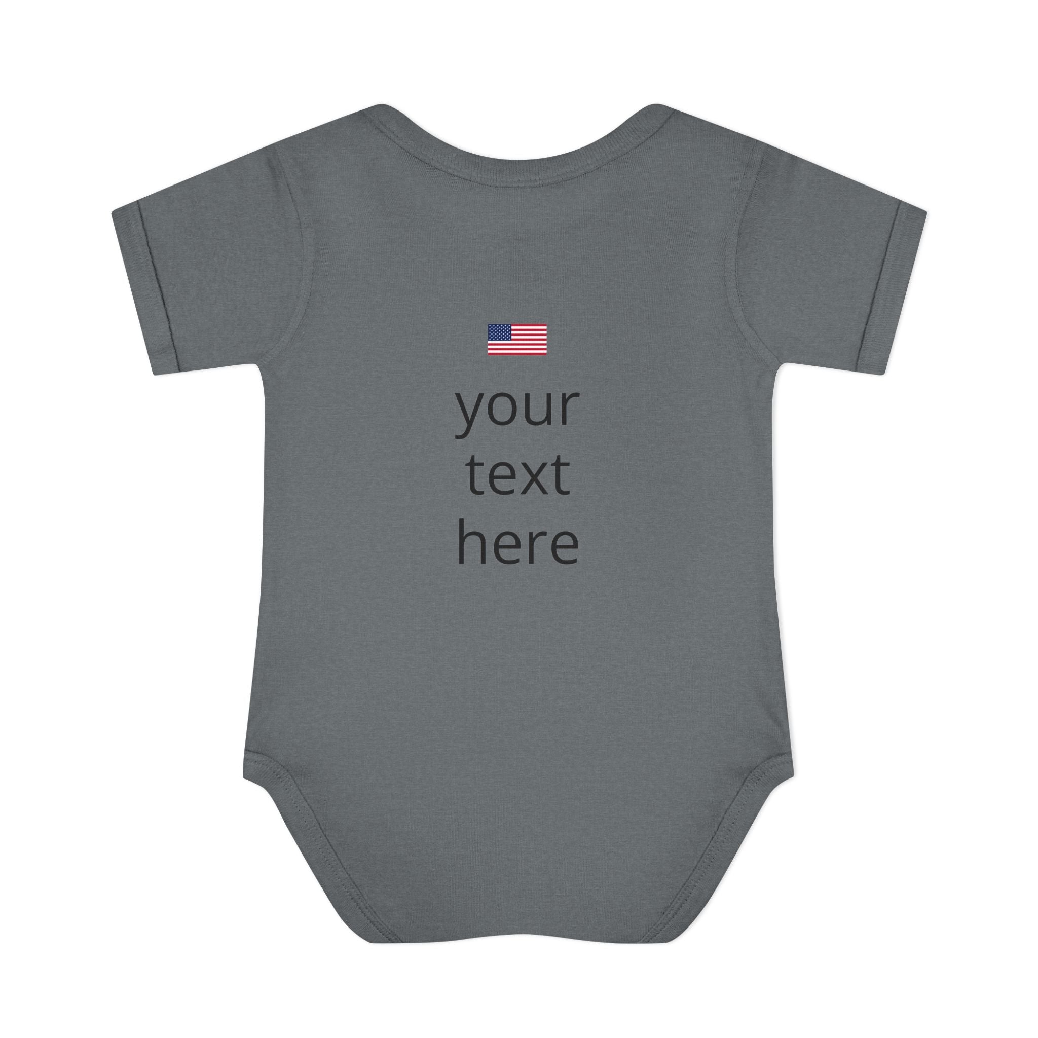 America 250 Personalized Infant Bodysuit | USA Flag