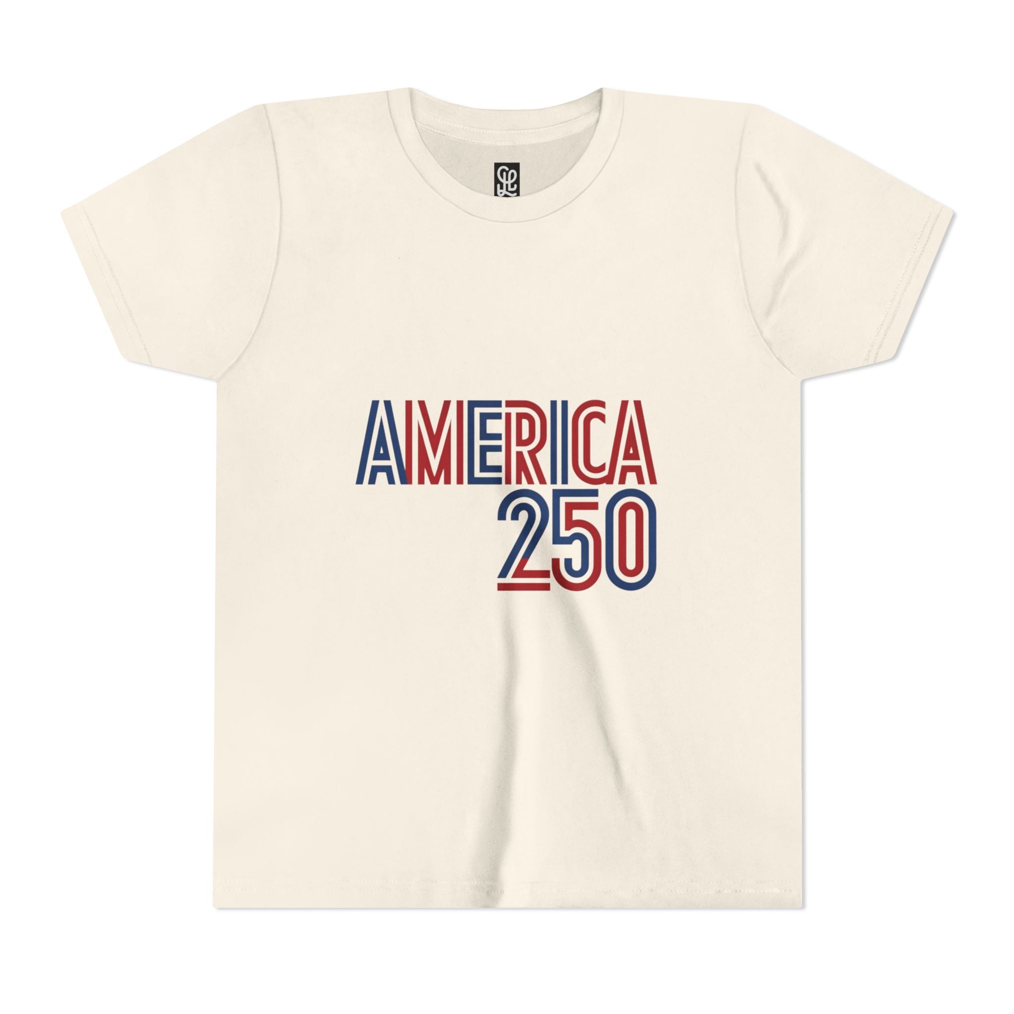 America 250 Youth Tee | Patriotic USA Flag Independence Day
