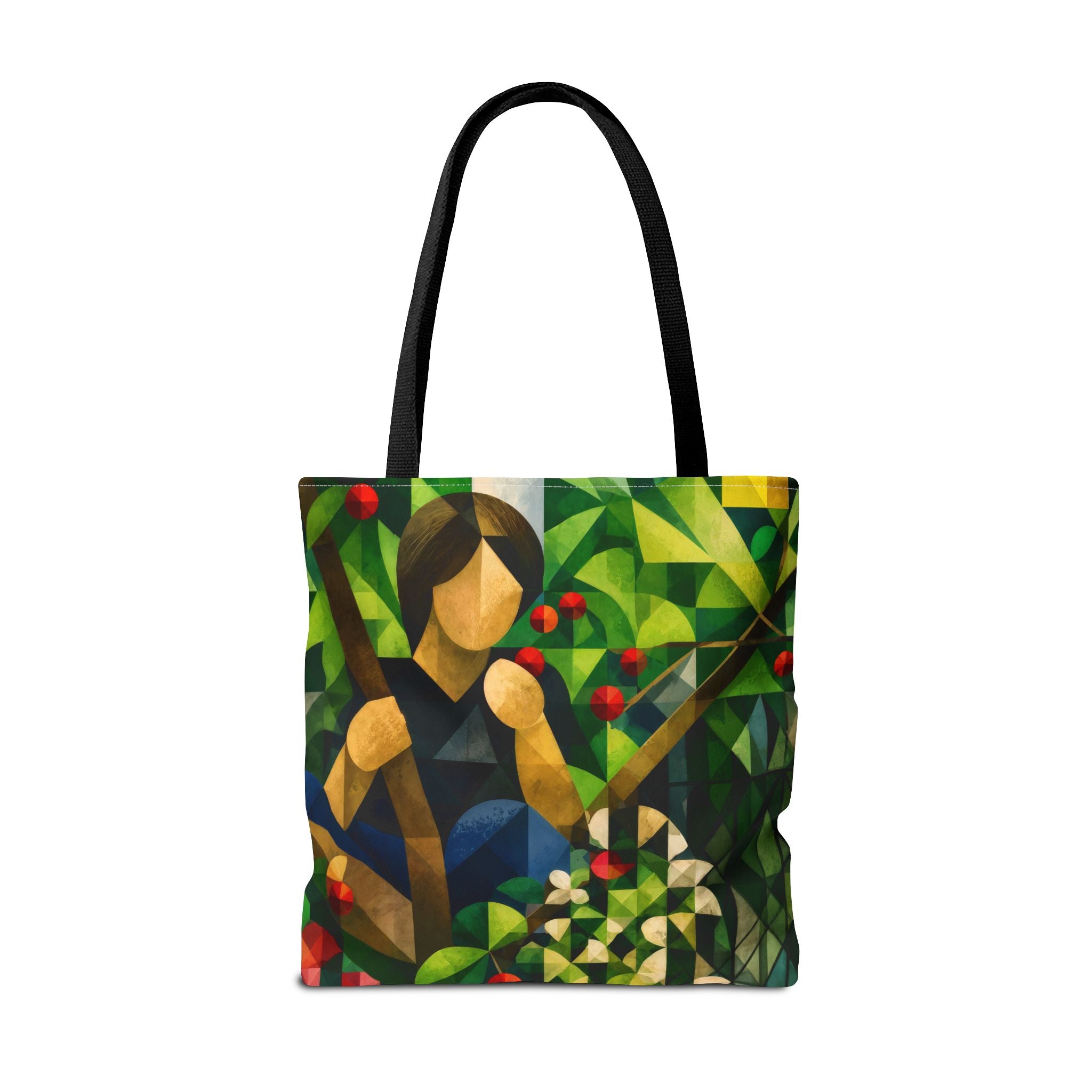oryggy Originals Summer line Geometric Garden Tote Bag — Colorful Nature All-Over Print