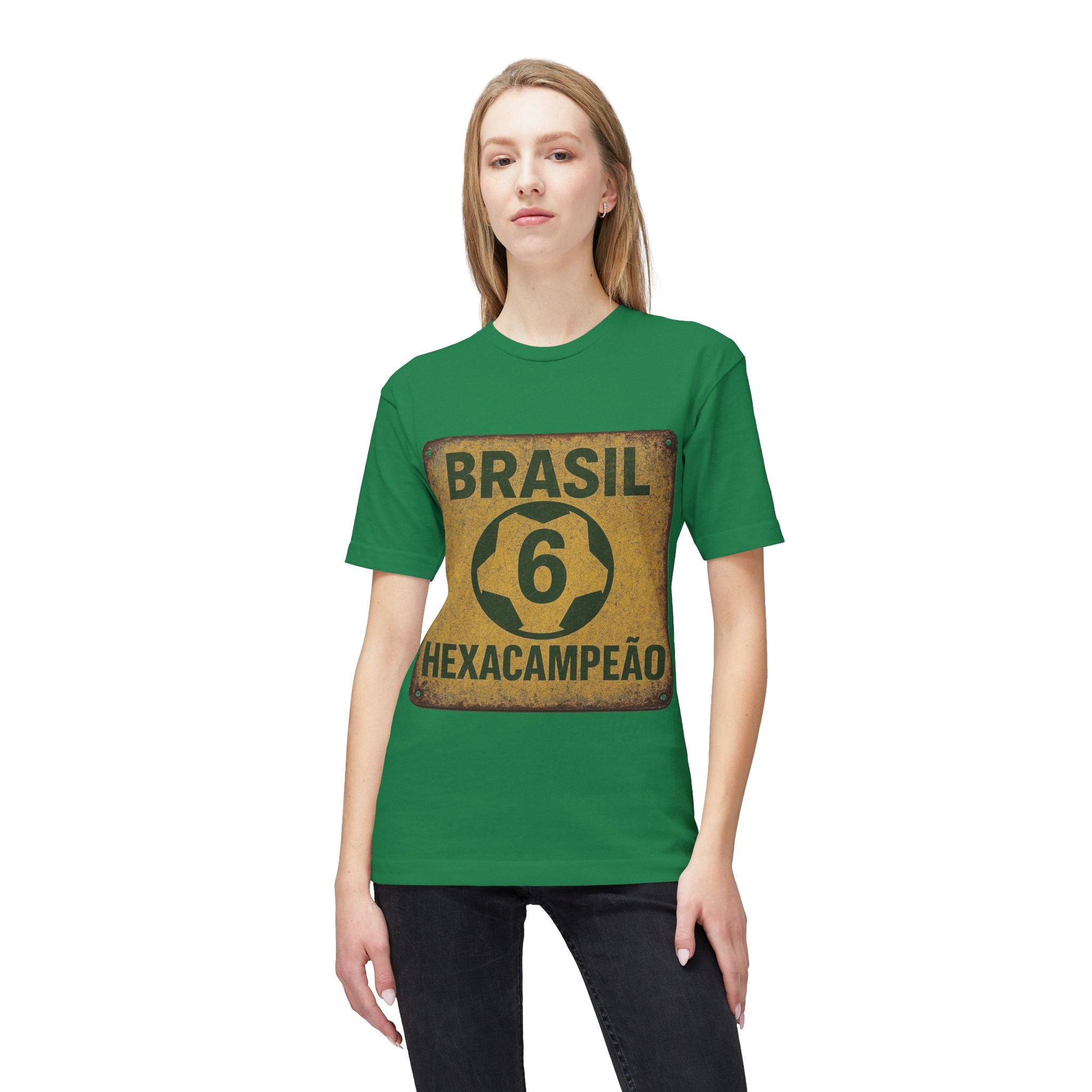 FIFA World Cup 2026 Brasil Hexacampeão 6 Soccer T-Shirt