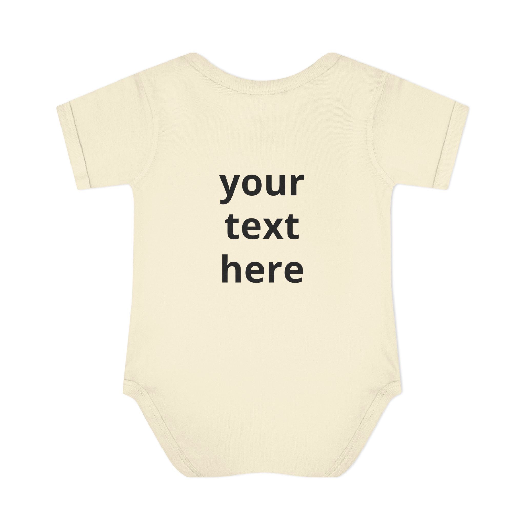 America 250 Personalized Baby Bodysuit - 'Bernin 2026' Patriotic Infant One-Piece (Custom Back Text)