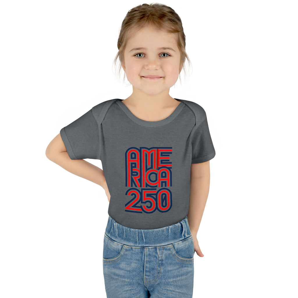 America 250 Personalized Infant Bodysuit | USA Flag
