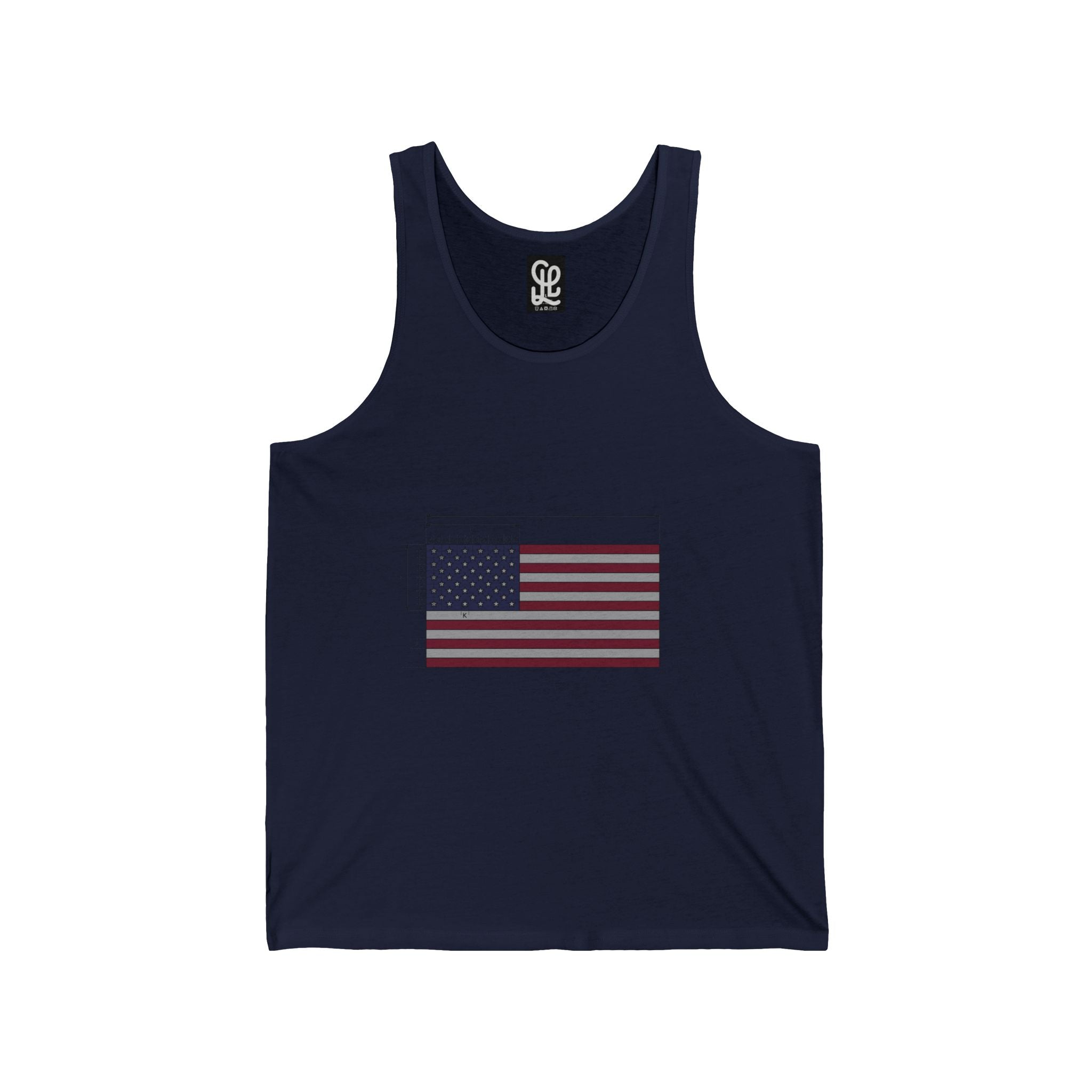 America 250 Retro Flag Tank Top — Patriotic USA 250th Anniversary Graphic Tank