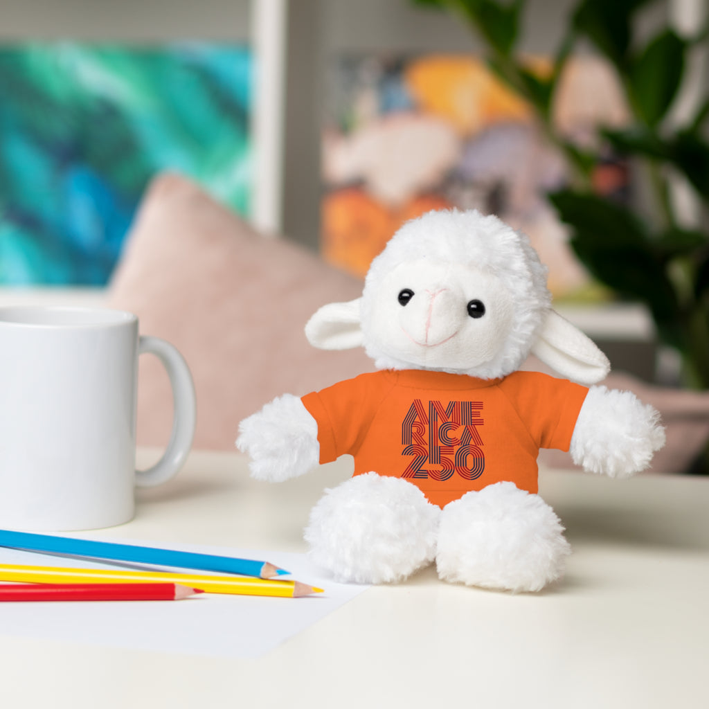 America 250 Teddy Bear plush | Patriotic stuffed animal with tee