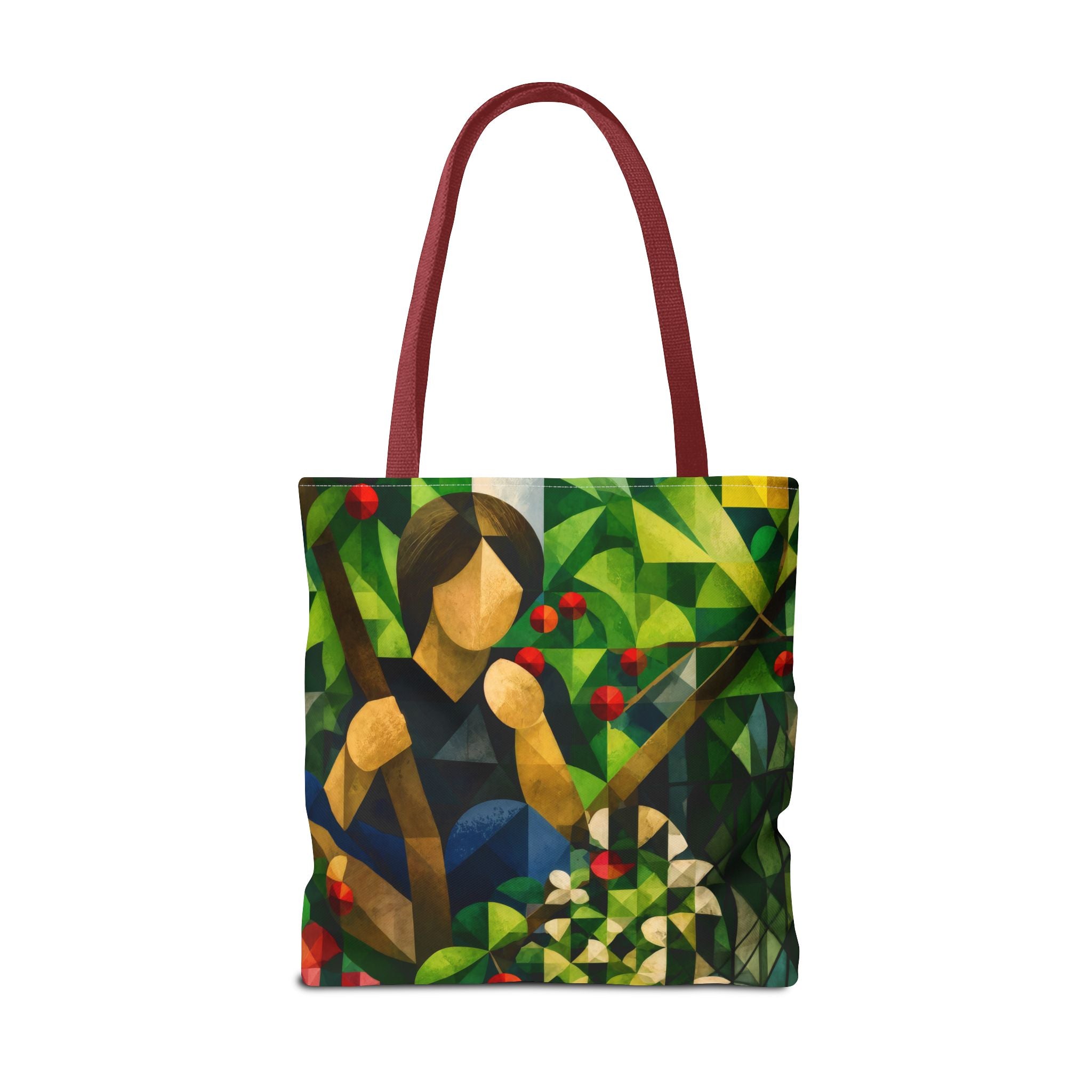 oryggy Originals Summer line Geometric Garden Tote Bag — Colorful Nature All-Over Print