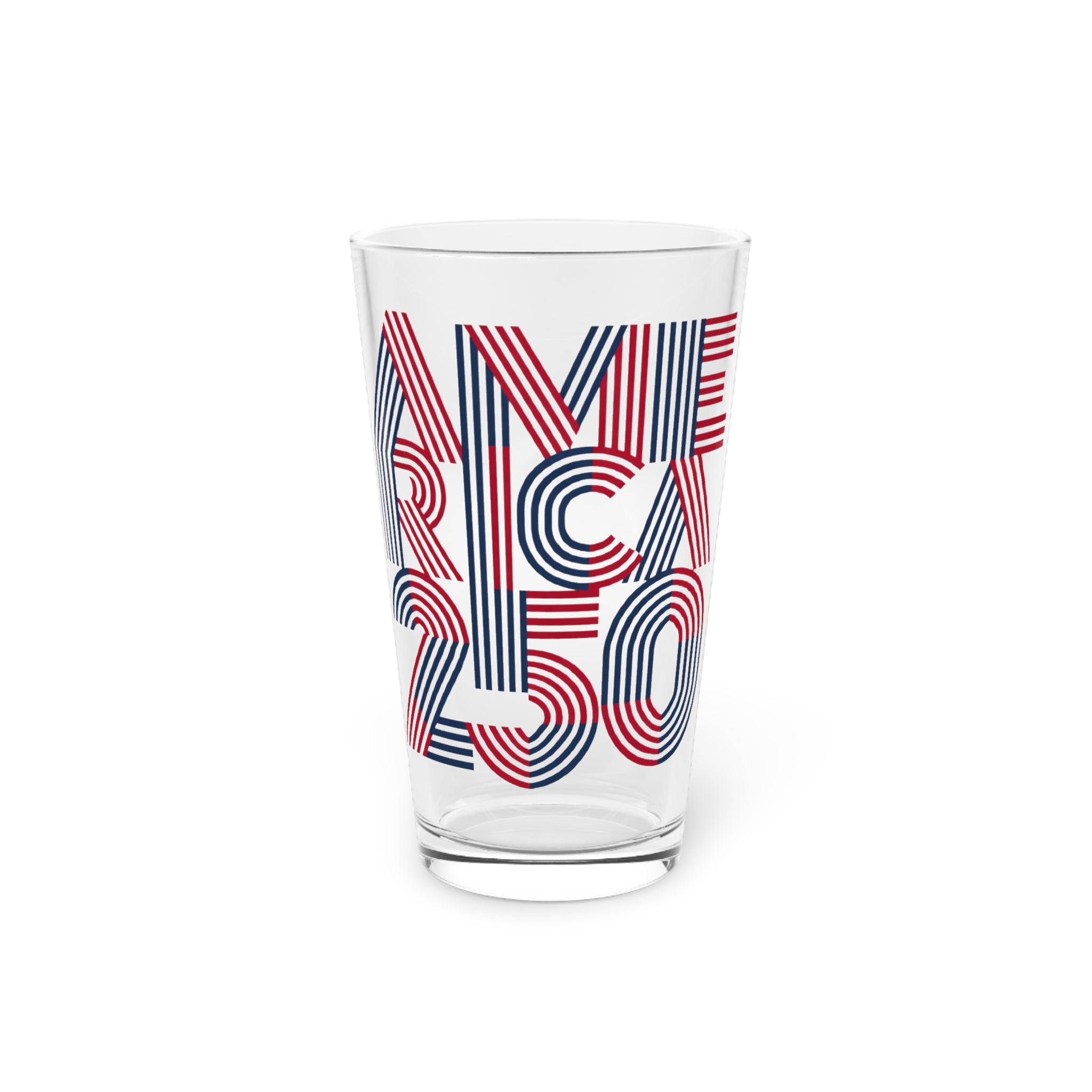 Pint Glass — America 250 Patriotic 16oz Beer Pint