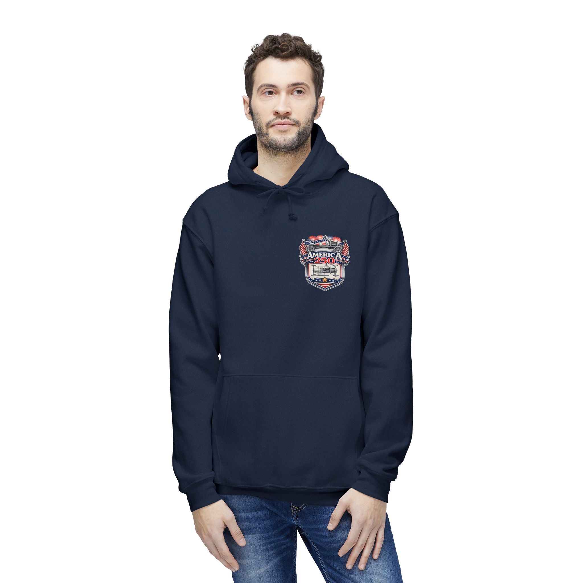 America 250 Patriotic USA Anniversary Hoodie —  Made in USA