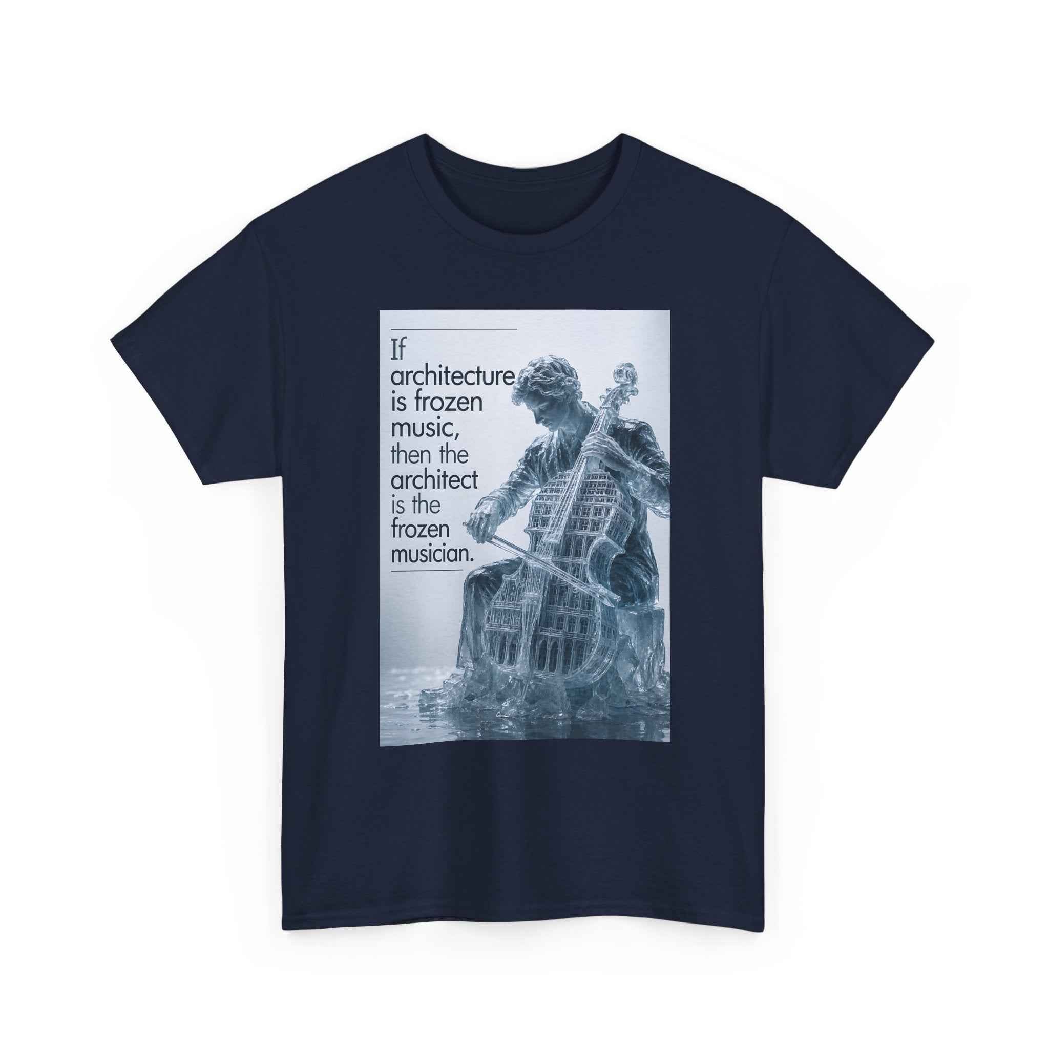 oryggy Originals Summer line "If architecture is frozen music" Graphic Tee