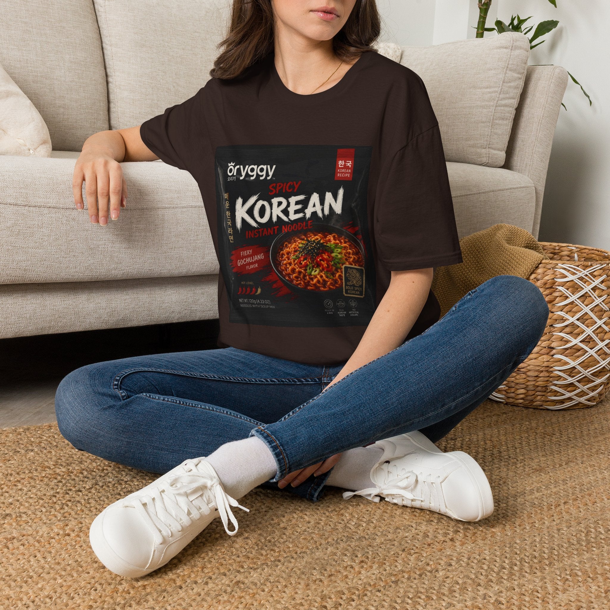 oryggy Originals Summer line Korean Spicy Instant Noodle T-Shirt