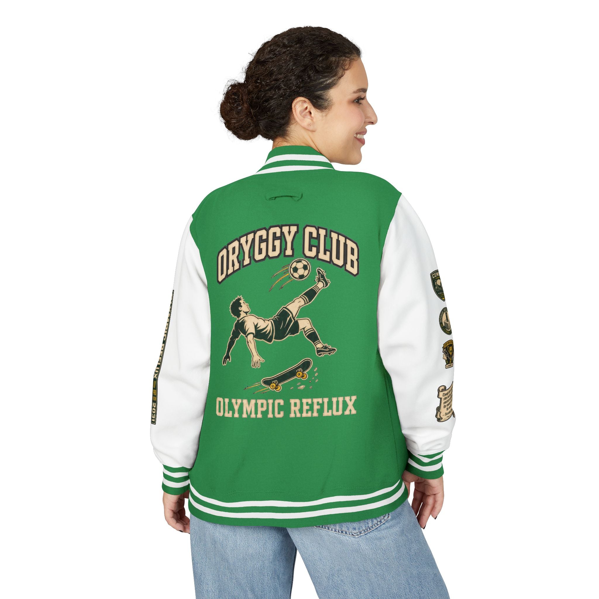 OR Olympic Reflux Varsity Jacket — Alexander Peterson "The Concrete is Master" Edition