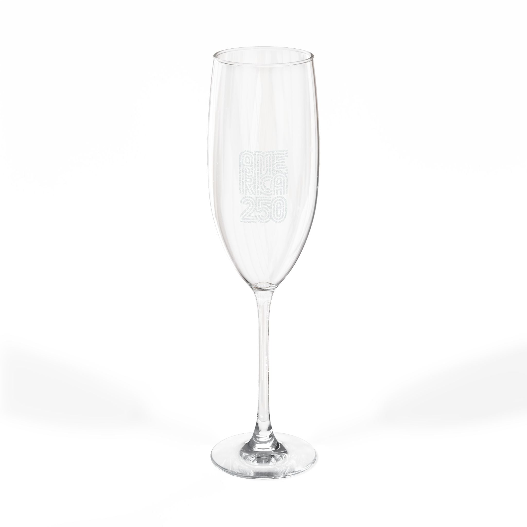 America 250 Geometric Maze Monogram Champagne Glass