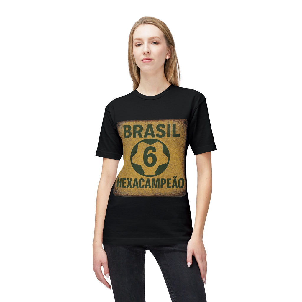 FIFA World Cup 2026 Brasil Hexacampeão 6 Soccer T-Shirt