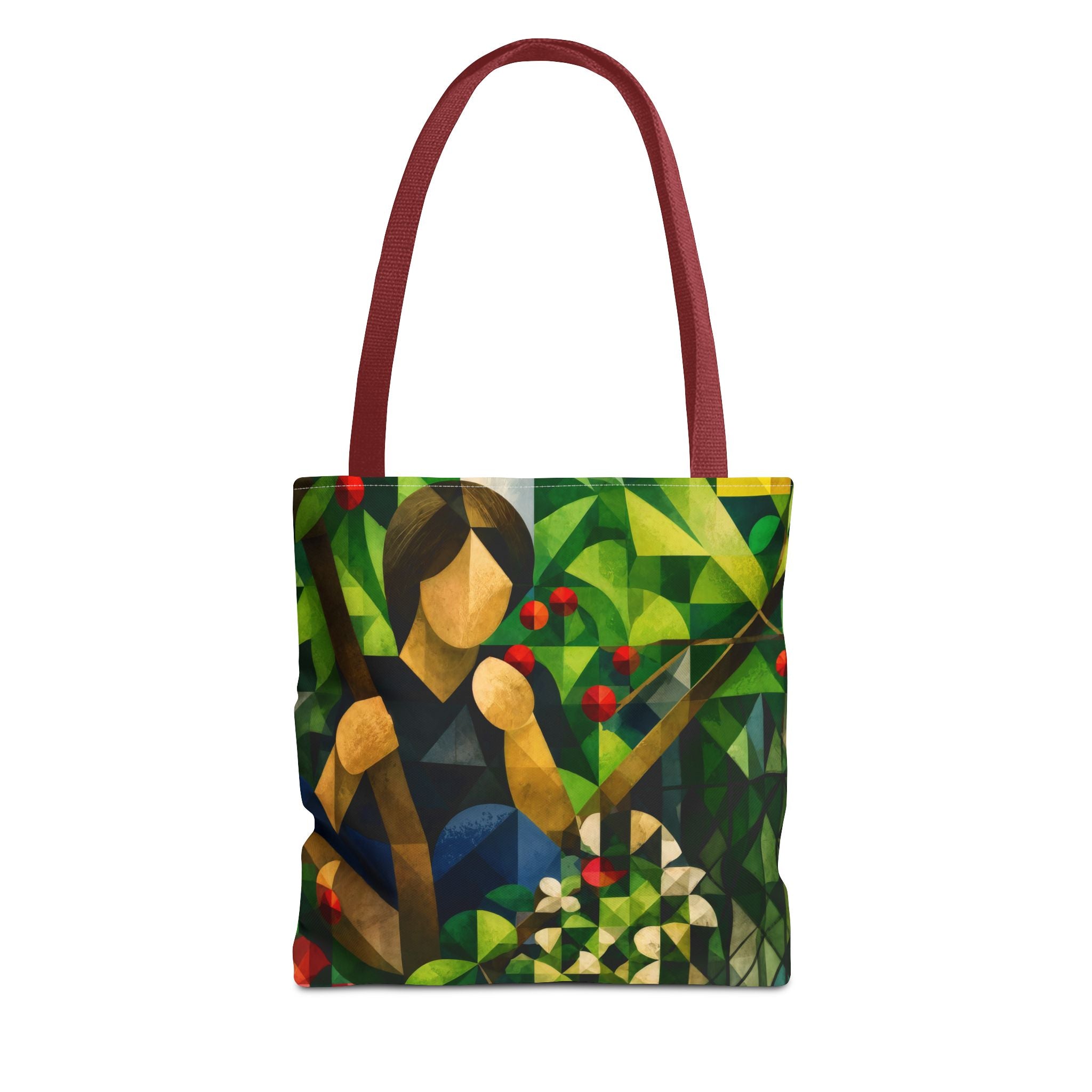 oryggy Originals Summer line Geometric Garden Tote Bag — Colorful Nature All-Over Print