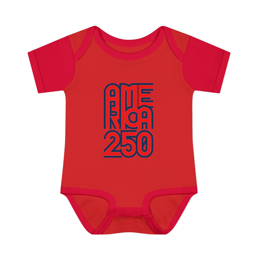 America 250 Personalized Infant Bodysuit | USA Flag