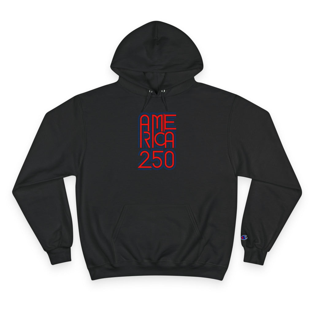 America 250 Hoodie — Retro Red & Blue 2026 Celebration Pullover