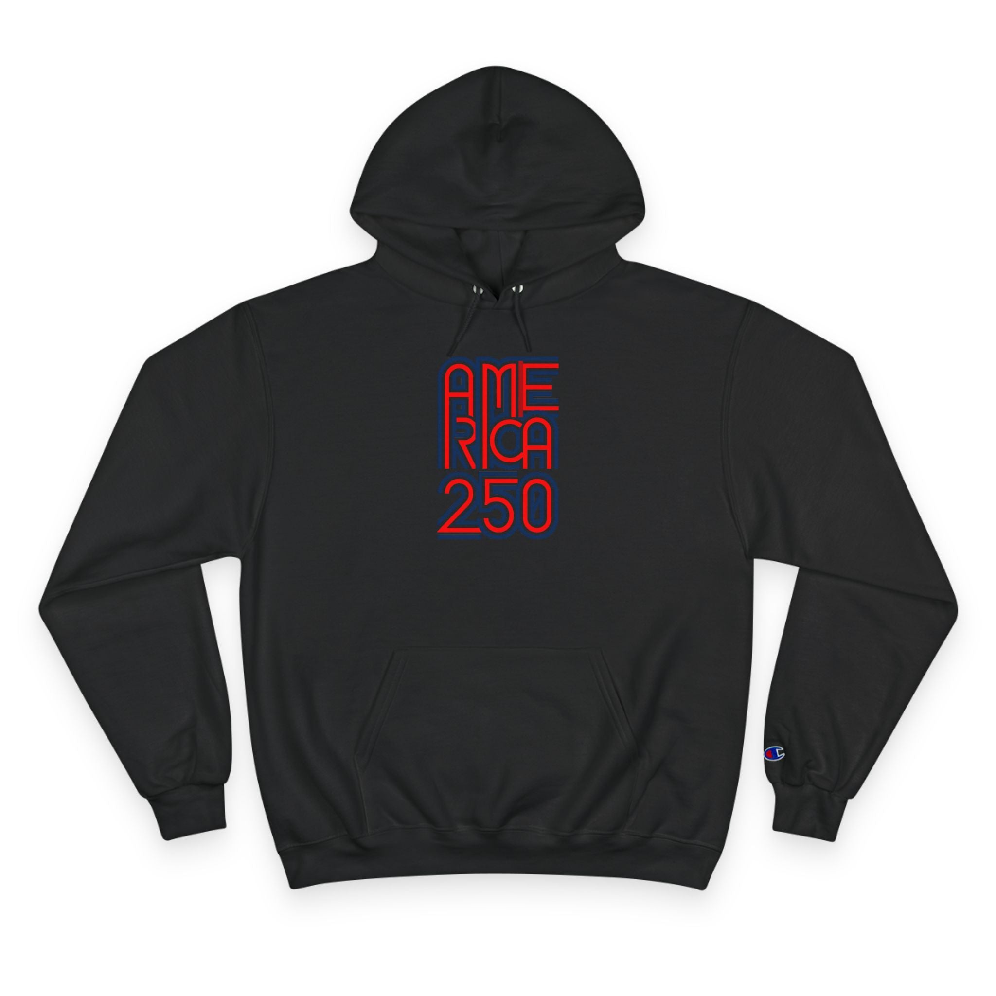 America 250 Hoodie — Retro Red & Blue 2026 Celebration Pullover