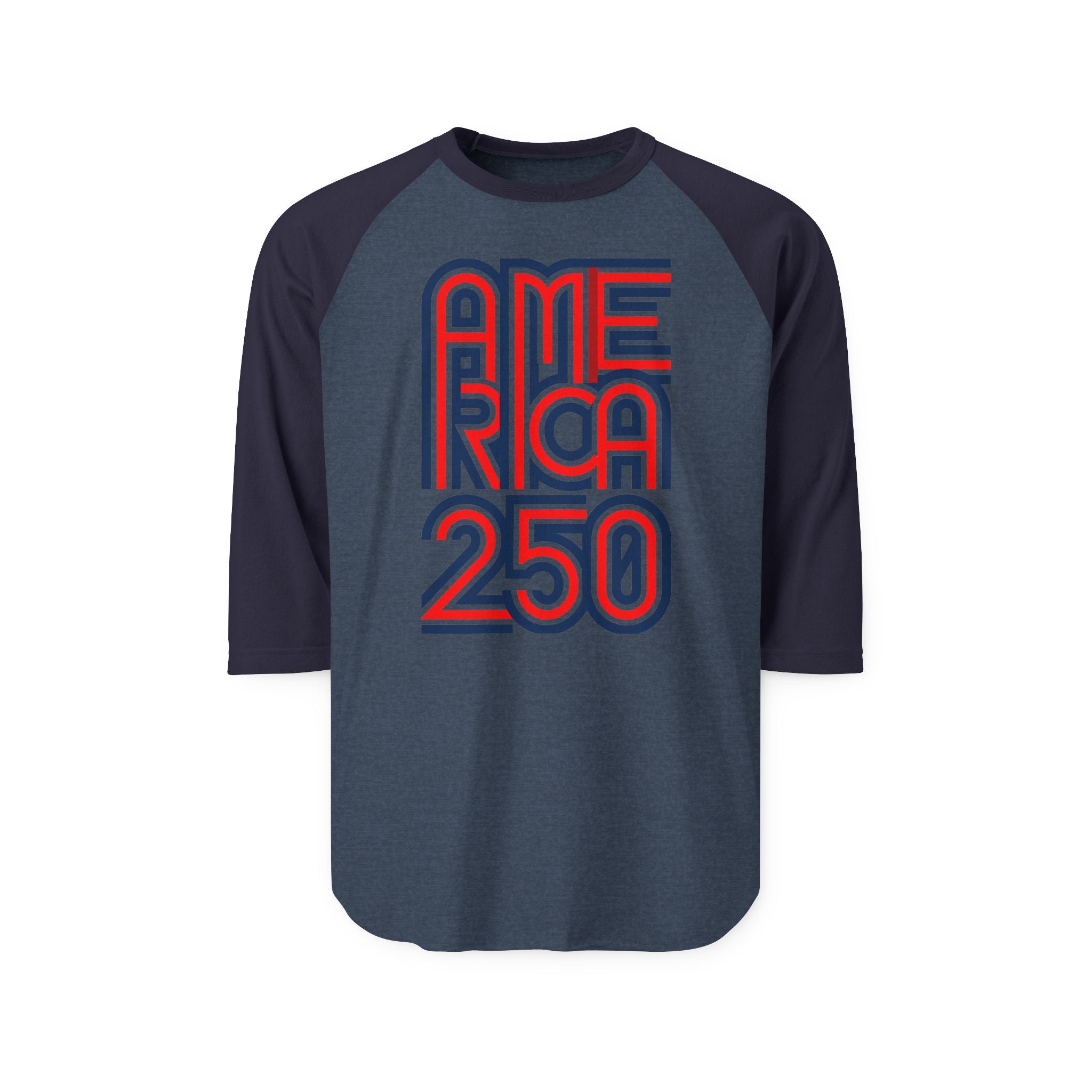 Unisex Three-Quarter Sleeve Raglan Shirt