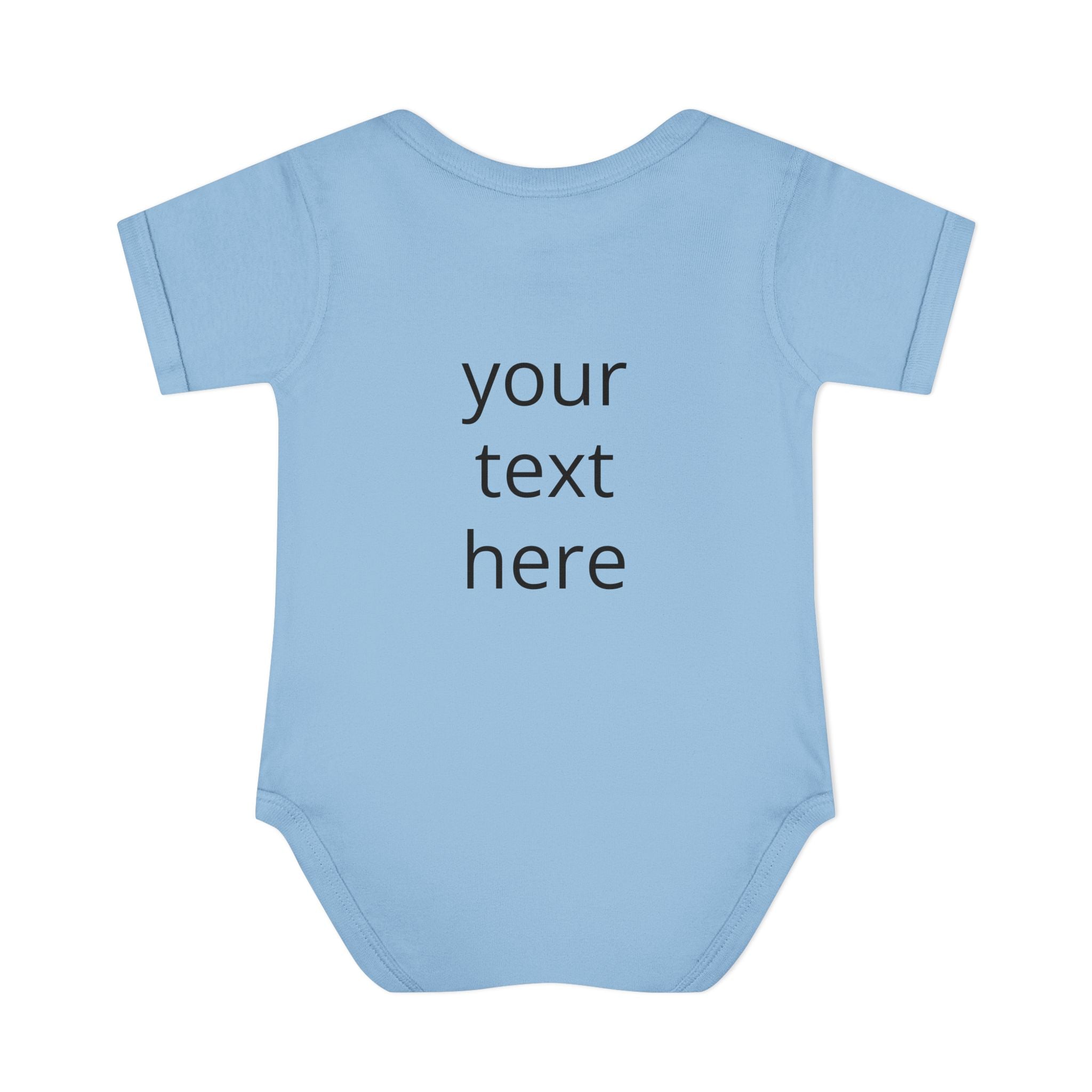 America 250 Personalized Baby Bodysuit - 'Bernin 2026' Patriotic Infant One-Piece (Custom Back Text)