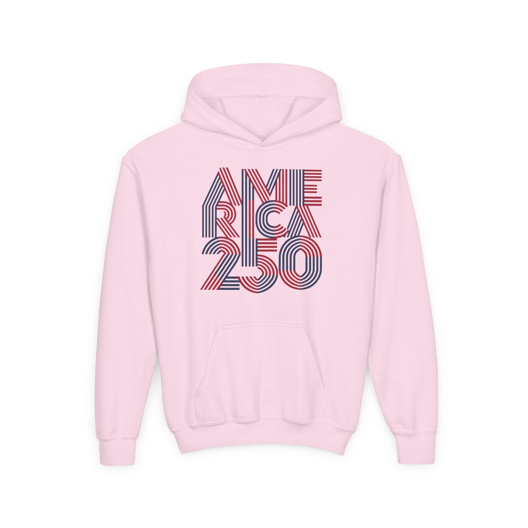 America 250 Hoodie | Patriotic Retro Typography, 250th Anniversary