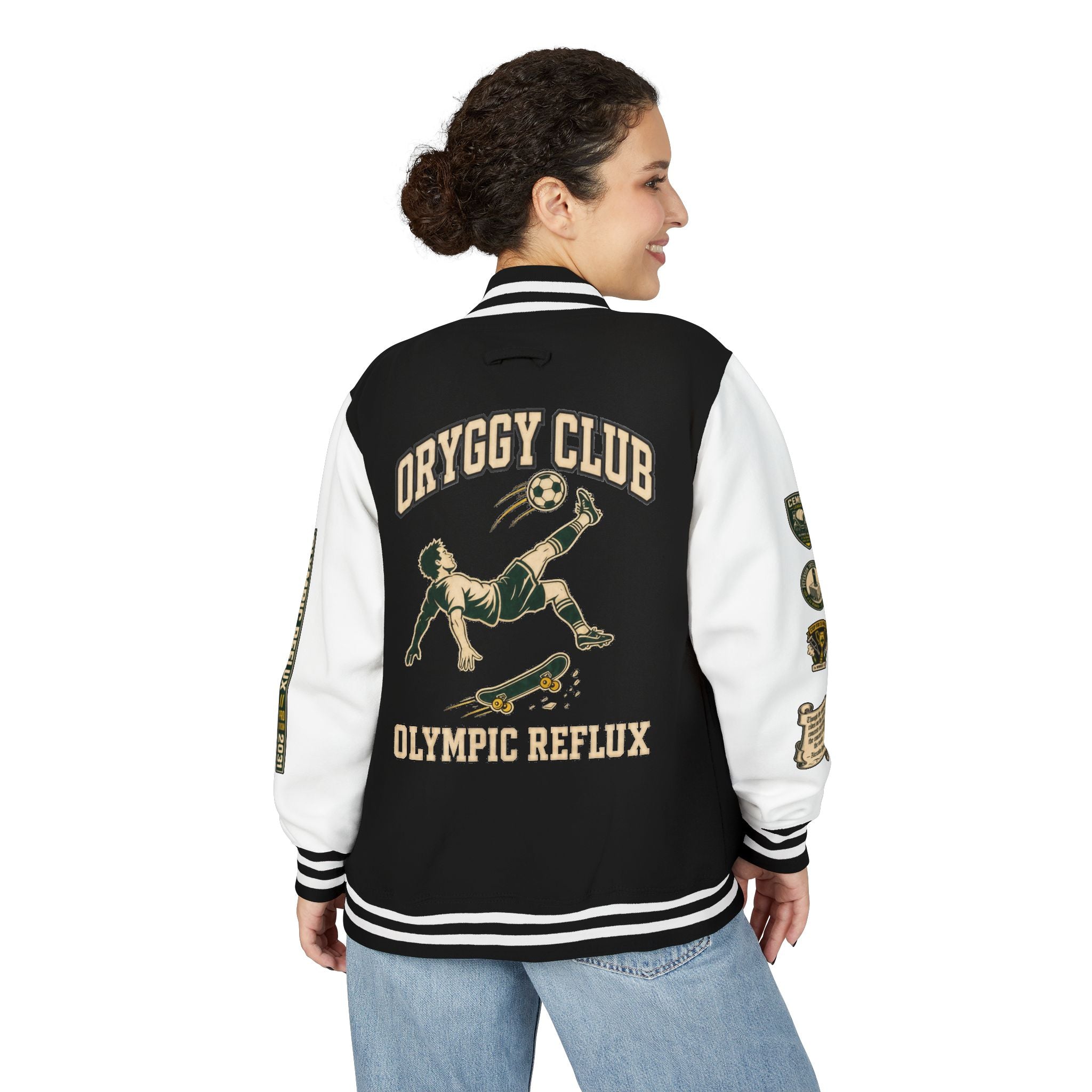 OR Olympic Reflux Varsity Jacket — Alexander Peterson "The Concrete is Master" Edition