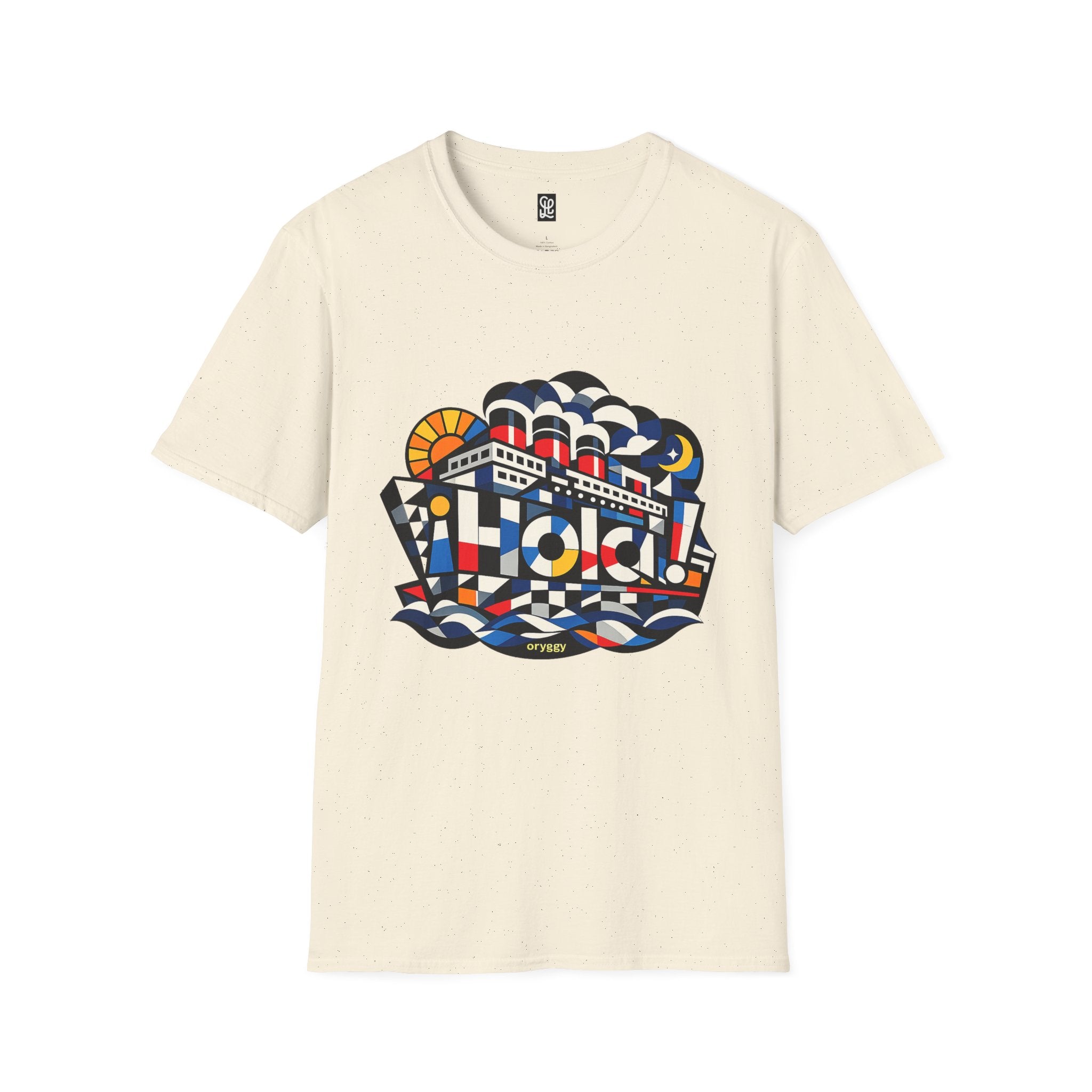 oryggy Originals Summer line T-Shirt — Retro Nautical Cruise Graphic "¡Hola!" Tee