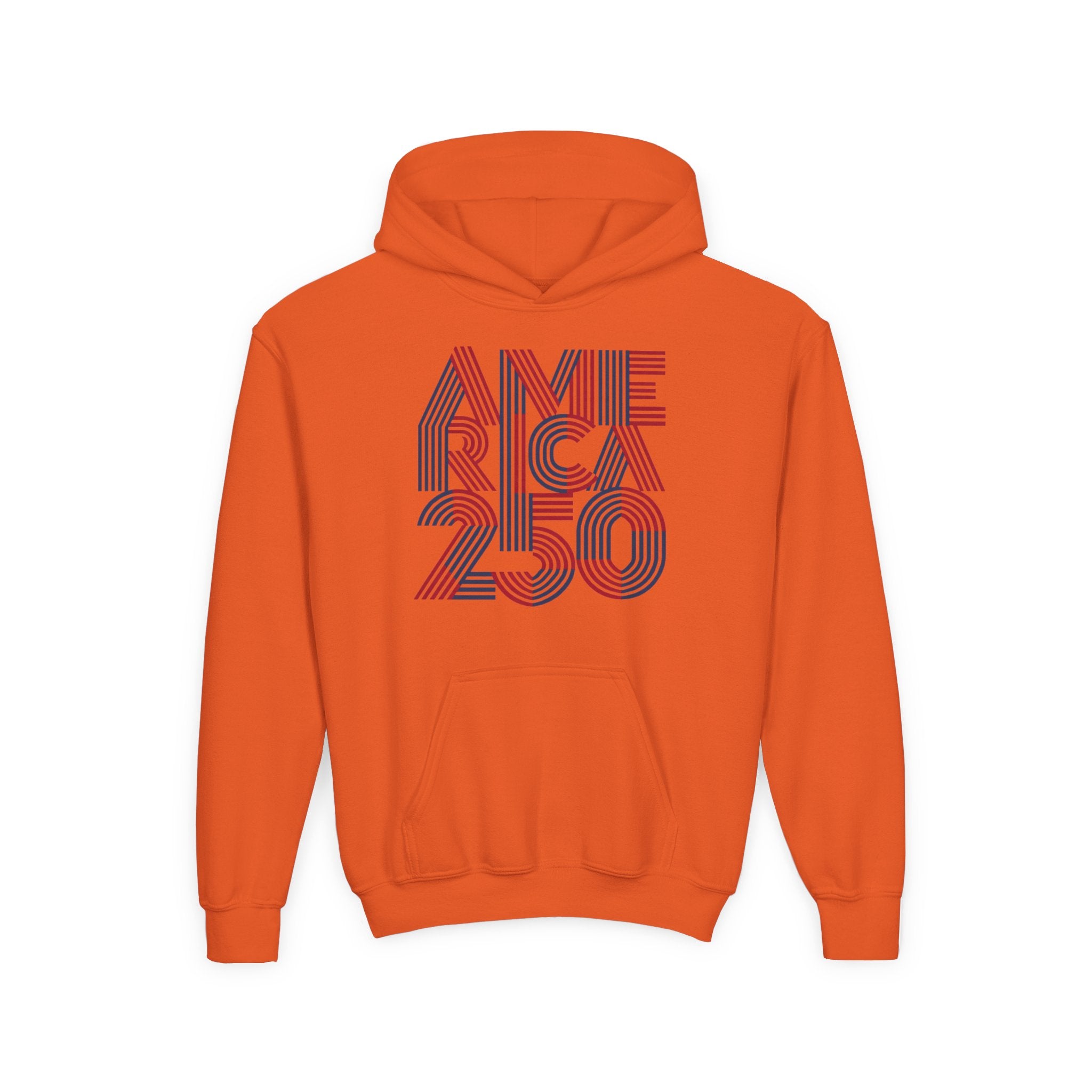 America 250 Hoodie | Patriotic Retro Typography, 250th Anniversary
