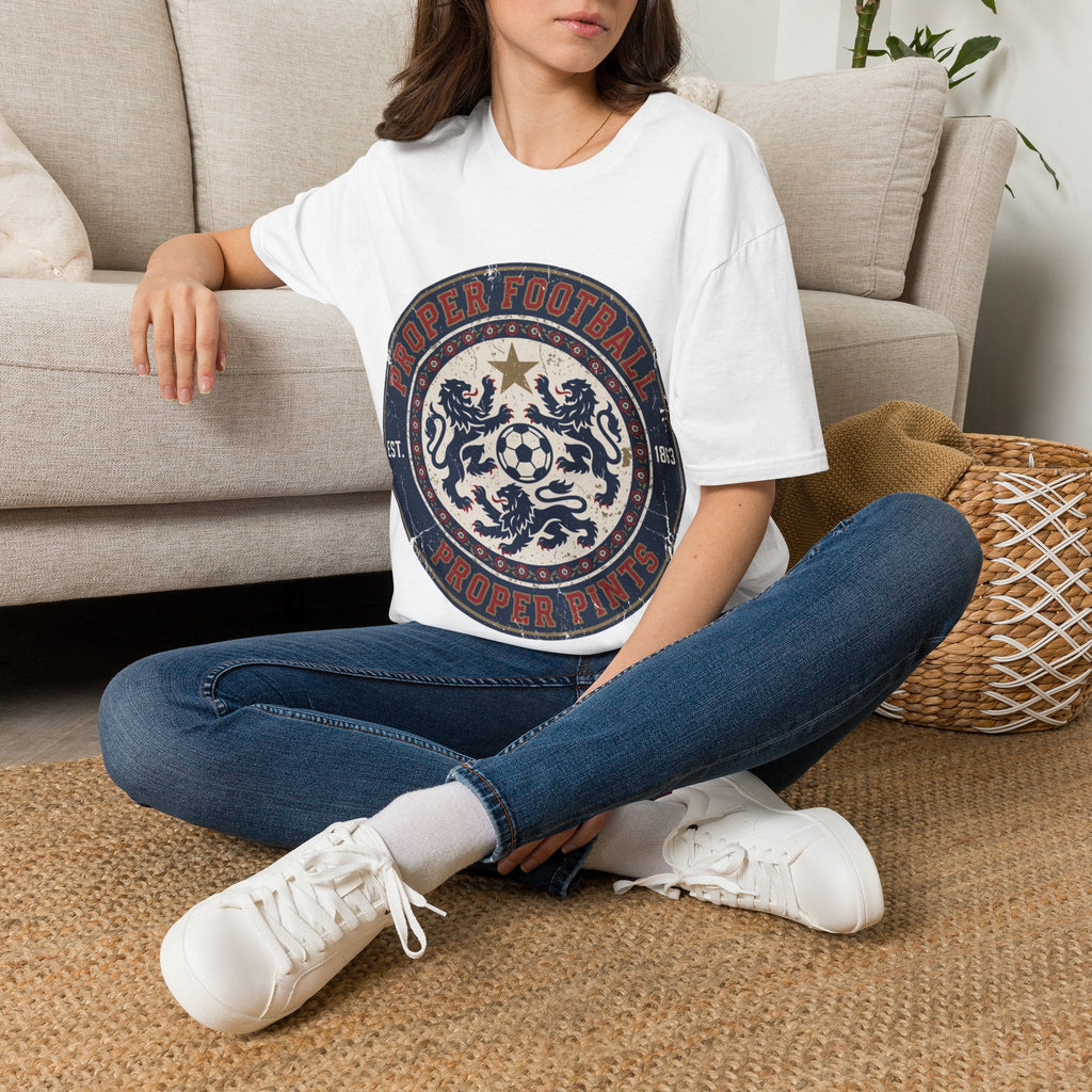 FIFA World Cup 2026 T-Shirt — oryggy "Proper Football" Vintage Crest Tee