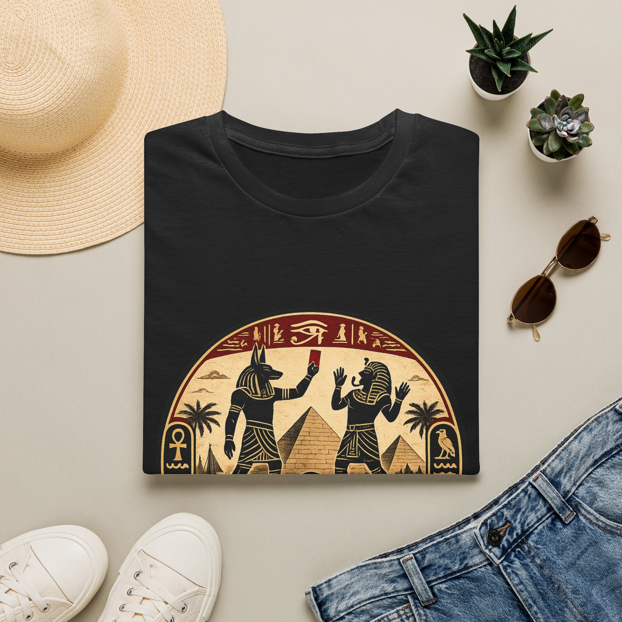fifa-2026-ancient-egypt-t-shirt-5-000-years-nothings-changed-vintage-pyramid-design - Retro Football Apparel oryggy