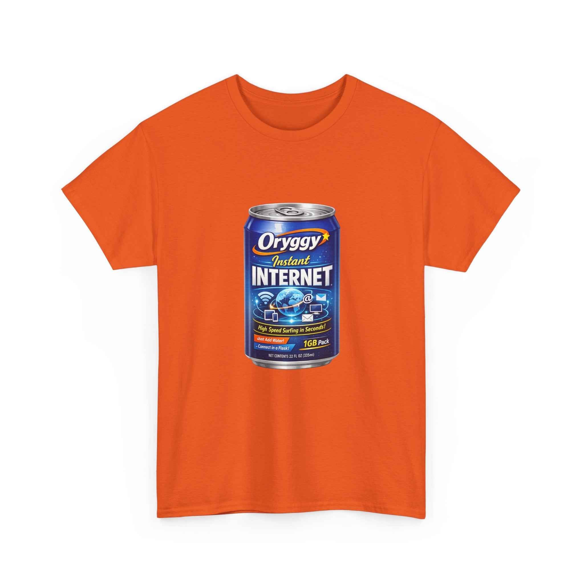 oryggy Originals Summer line Instant Internet Tee — Retro Can Graphic T-Shirt