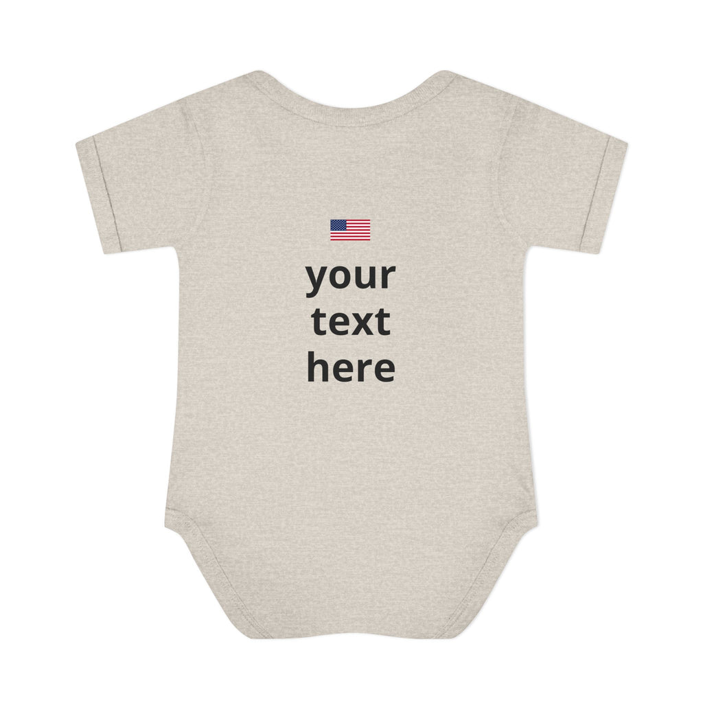 America 250 Personalized Infant Bodysuit | USA Flag