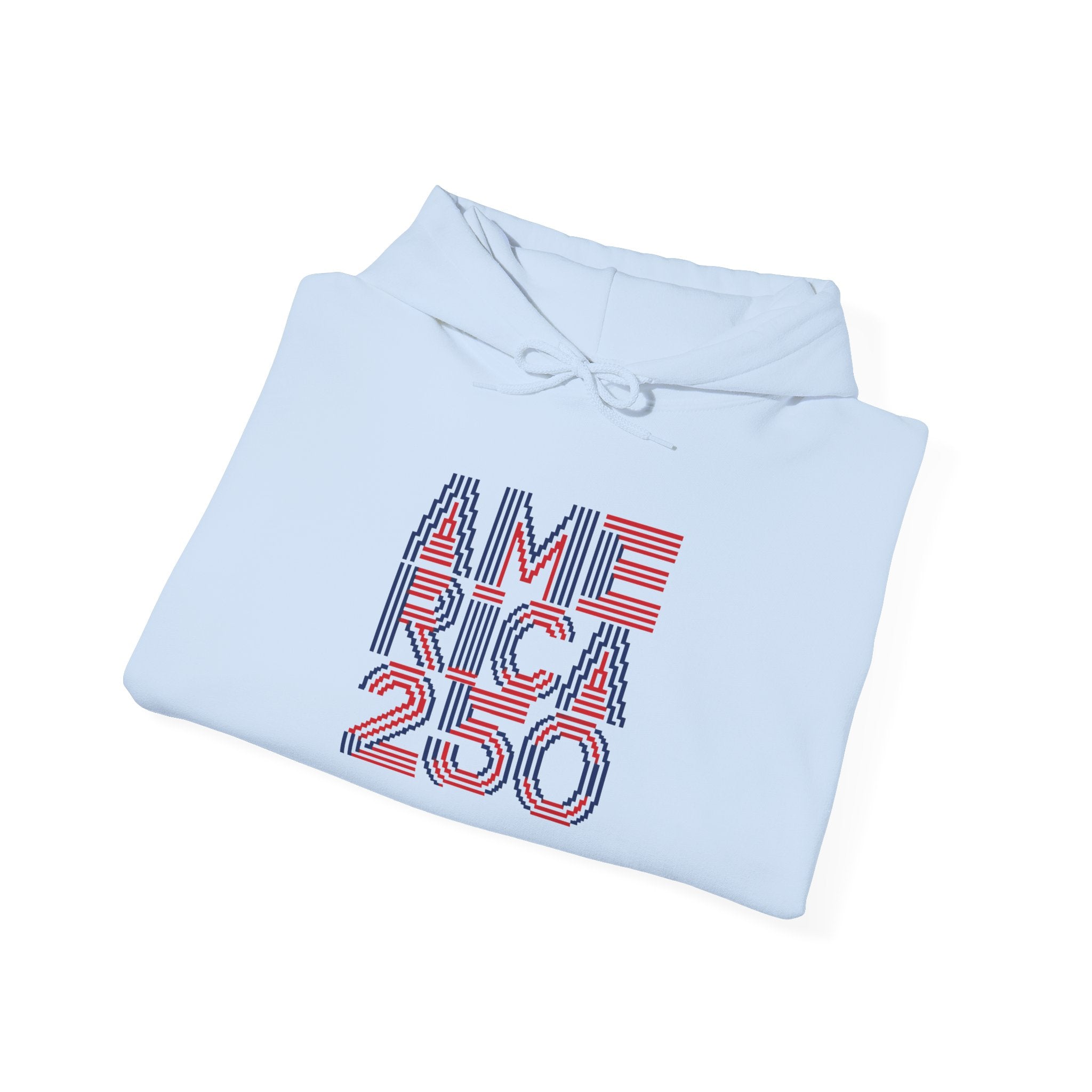 America 250 / USA 2026 Retro Stripe Hoodie — Patriotic 4th of July Anniversary Sweatshirt