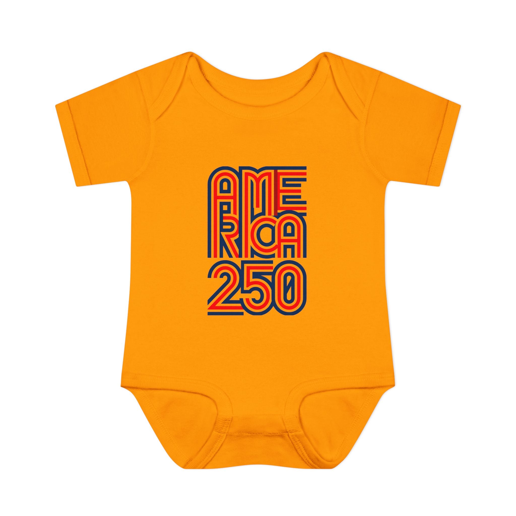 America 250 Personalized Infant Bodysuit | USA Flag